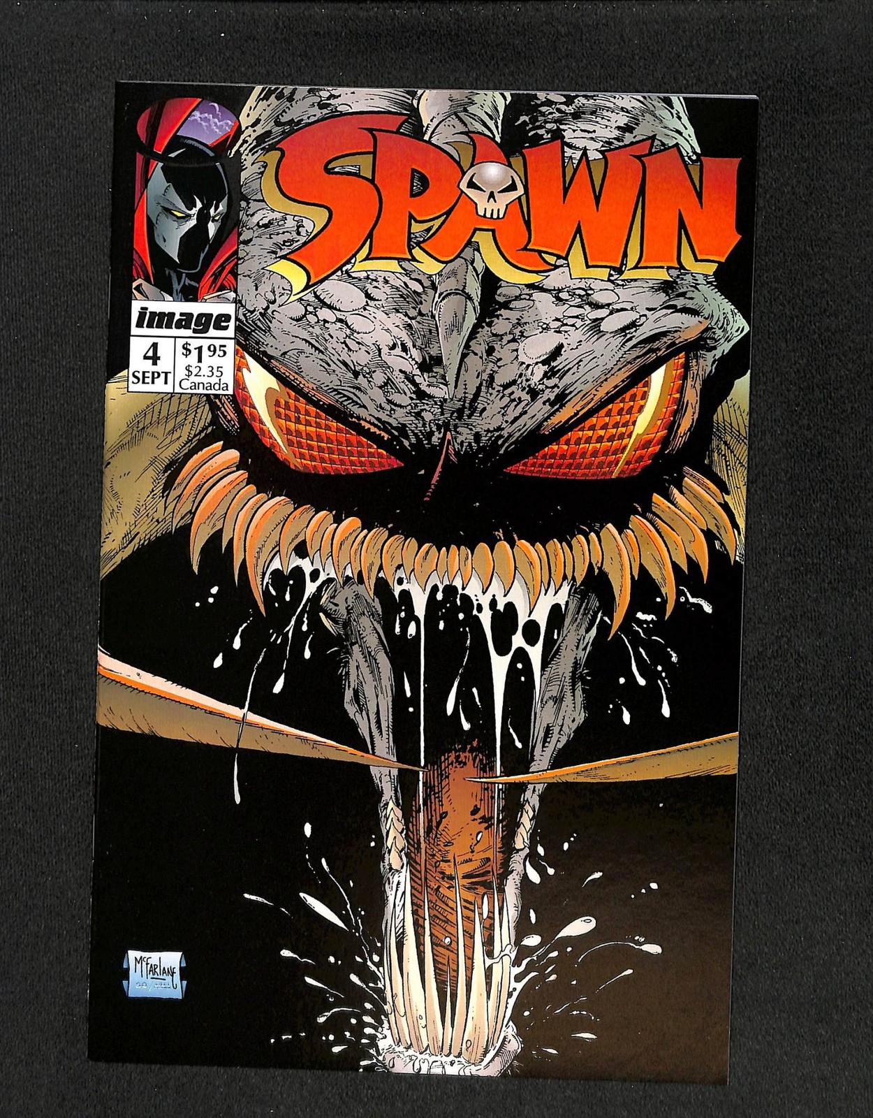 Spawn #4 Mcfarlane Cover Image 1992