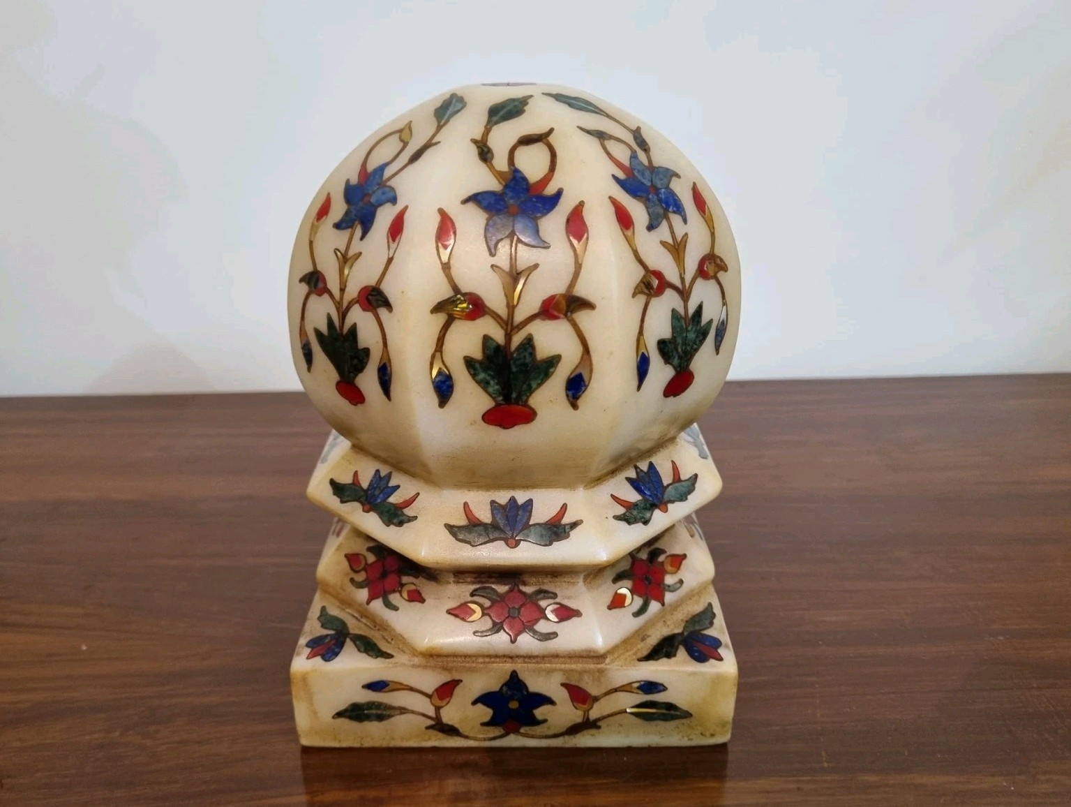Rare Mughal Inlay Doorstopper , Handmade Mughal Mirfarsh , Mughal Collection Rare Mughal Inlay Doorstopper , Handmade Mughal Mirfarsh , Mughal Collection