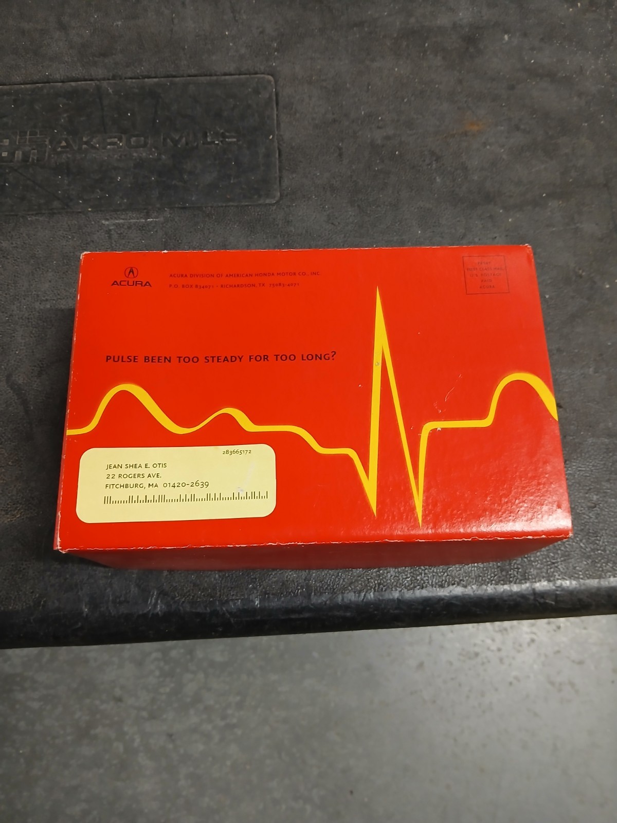 Rare Vintage Honda Motors Acura RSX Pulse Meter Advertisement 2002