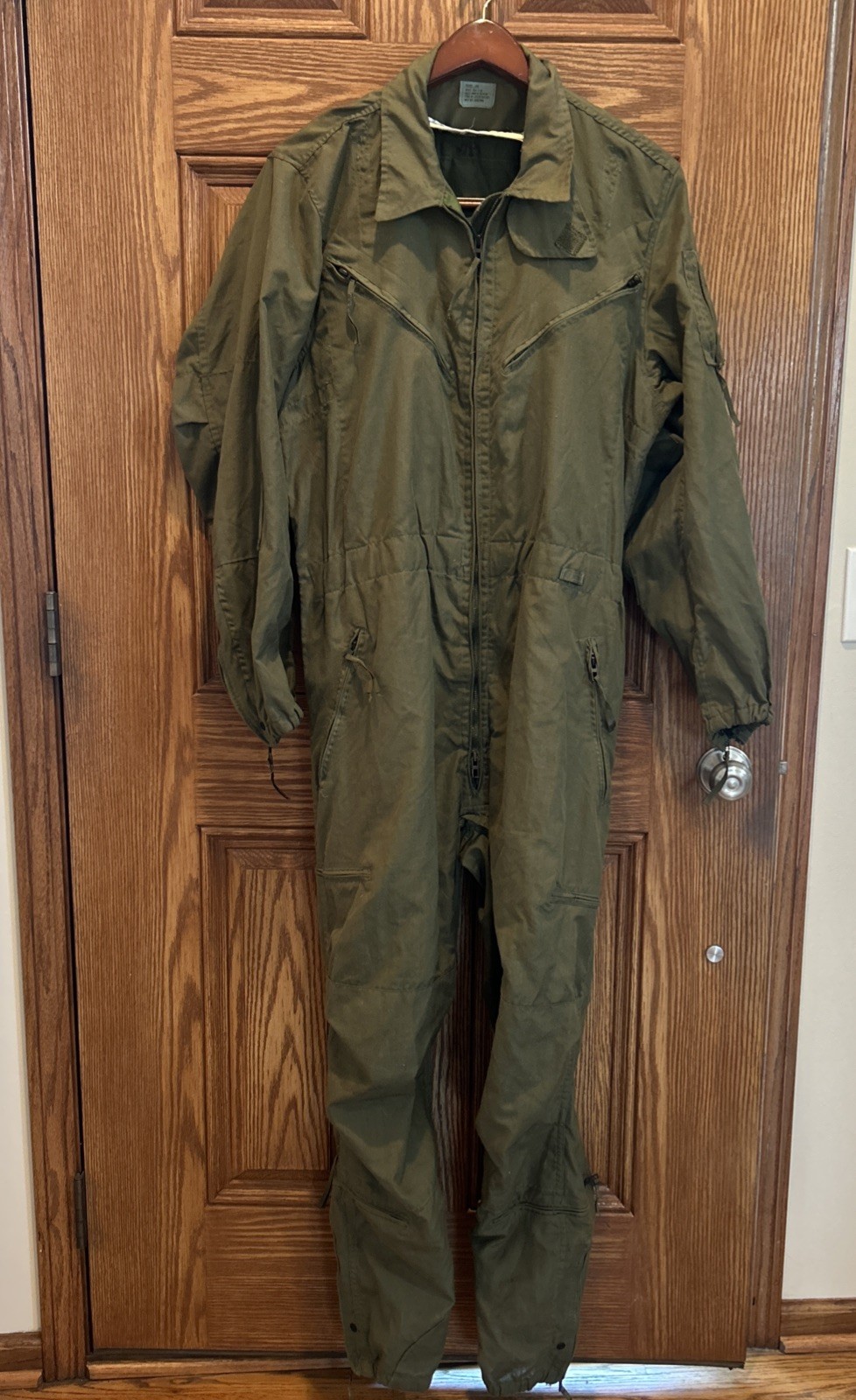 VTG USGI Combat Vehicle Crewman Coveralls OD Green Medium Long 8415-01-074-7022