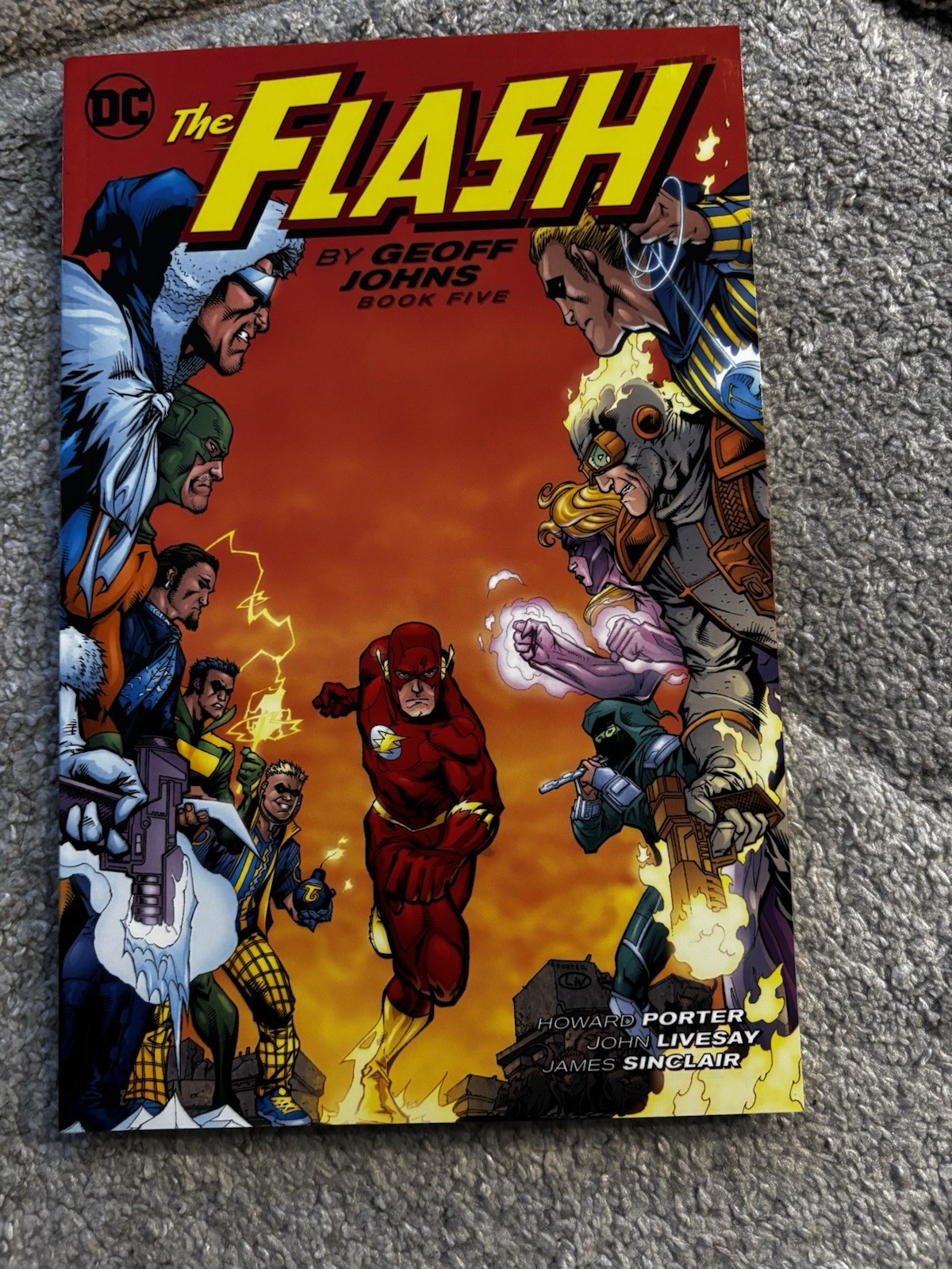 The Flash By Geoff Johns Book # 5 Five DC Comics TPB Graphic Novel Book 5 J475