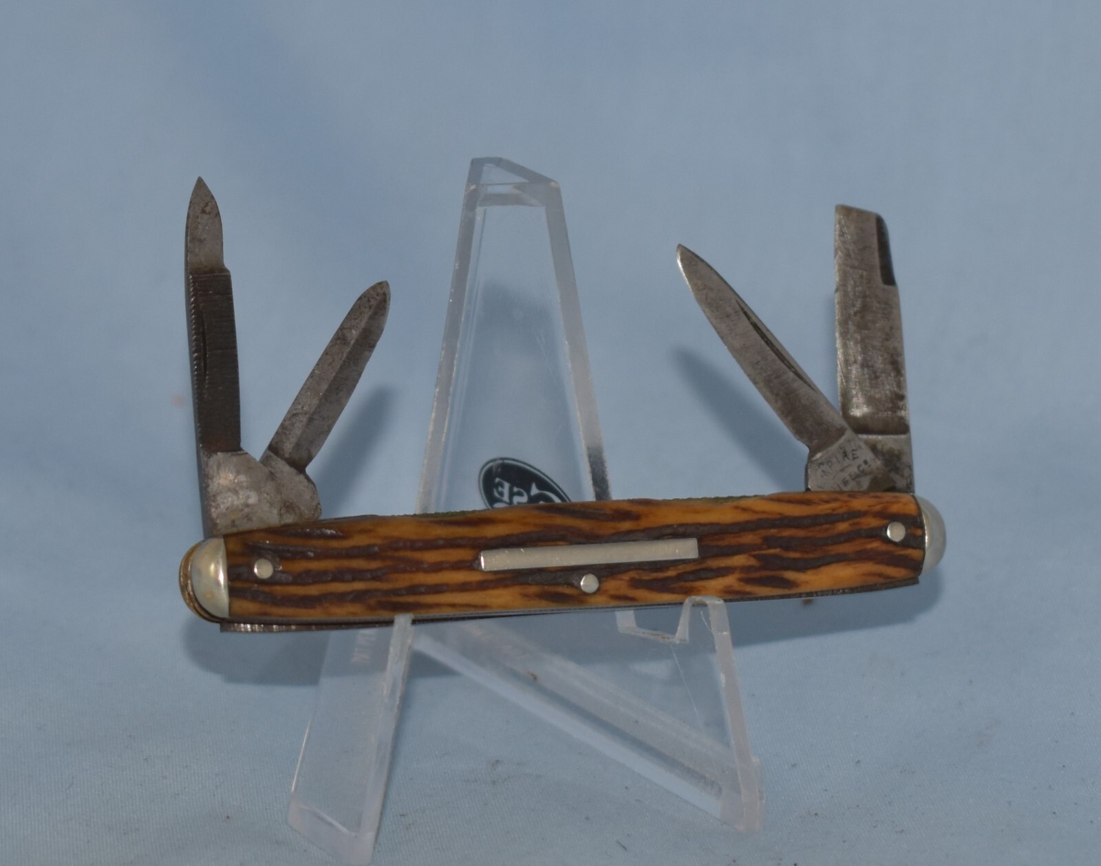 RARE VINTAGE EMPIRE KNIFE CO BONE CONGRESS KNIFE 1856-1930