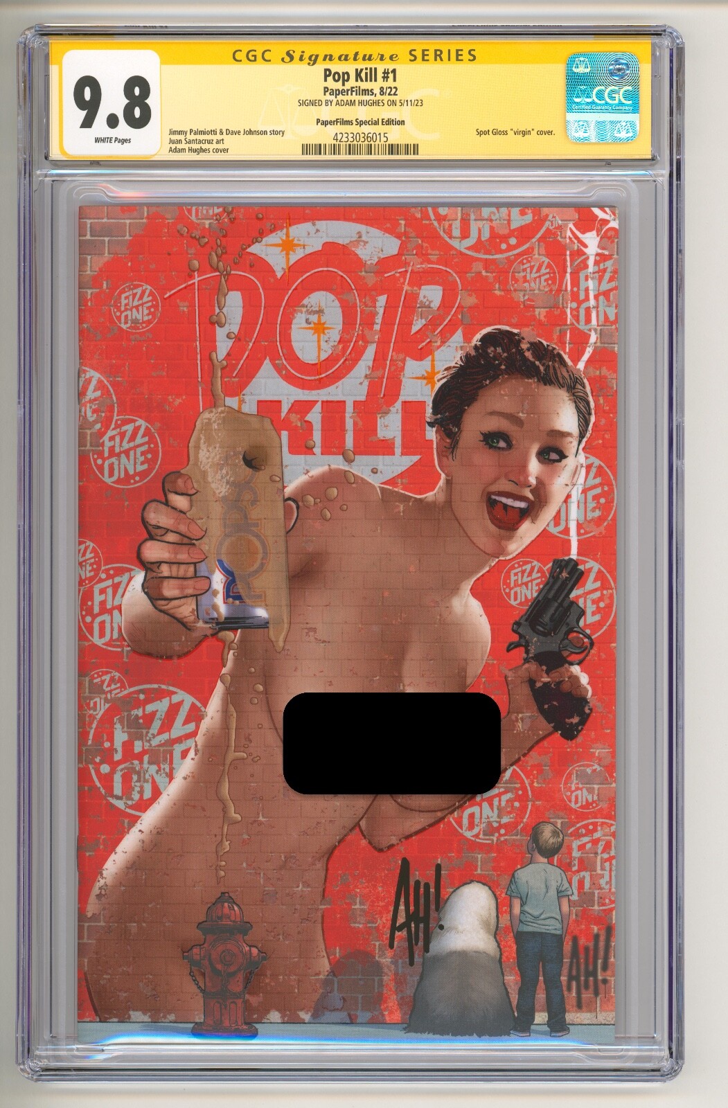 Pop Kill #1 Adam Hughes Special Edition Variant CGC 9.8 - Signed π₯π₯π₯ Pop Kill #1 Adam Hughes Special Edition Variant CGC 9.8 - Signed π₯π₯π₯