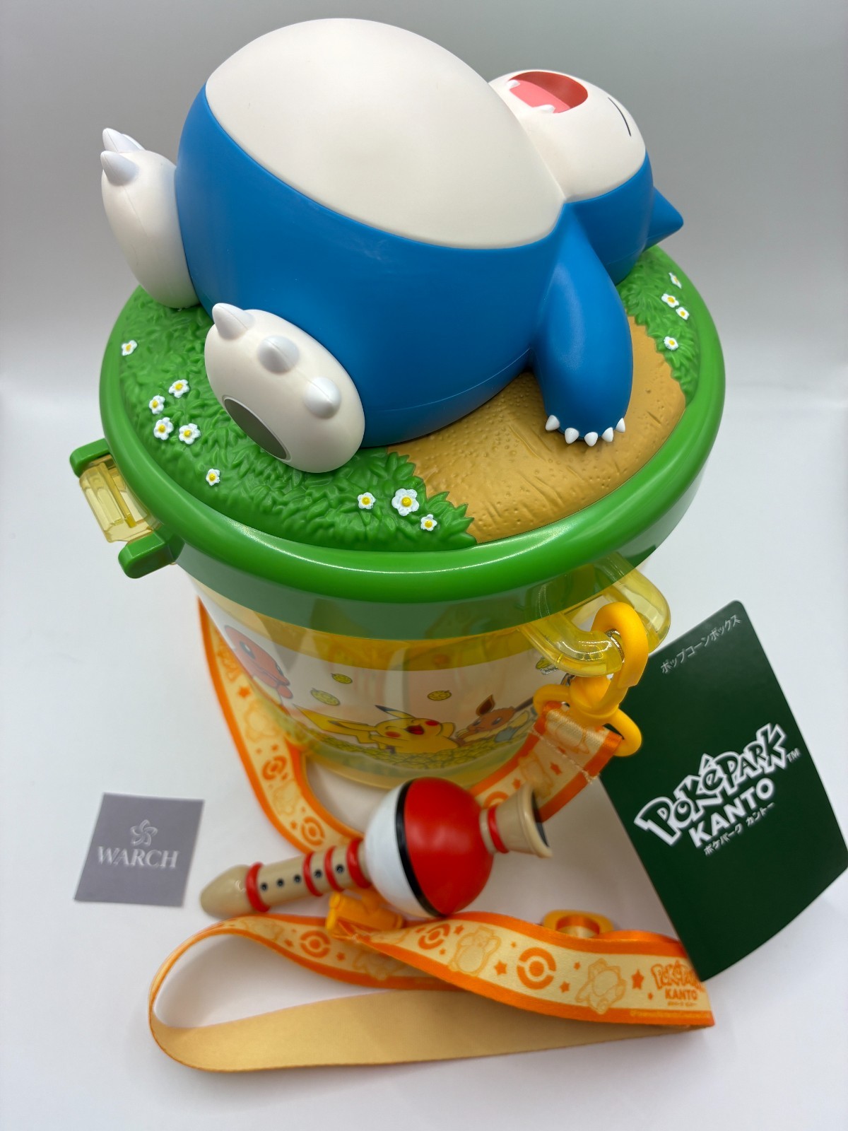 JAPAN limited PokéPark KANTO Pokemon Snorlax Popcorn Bucket