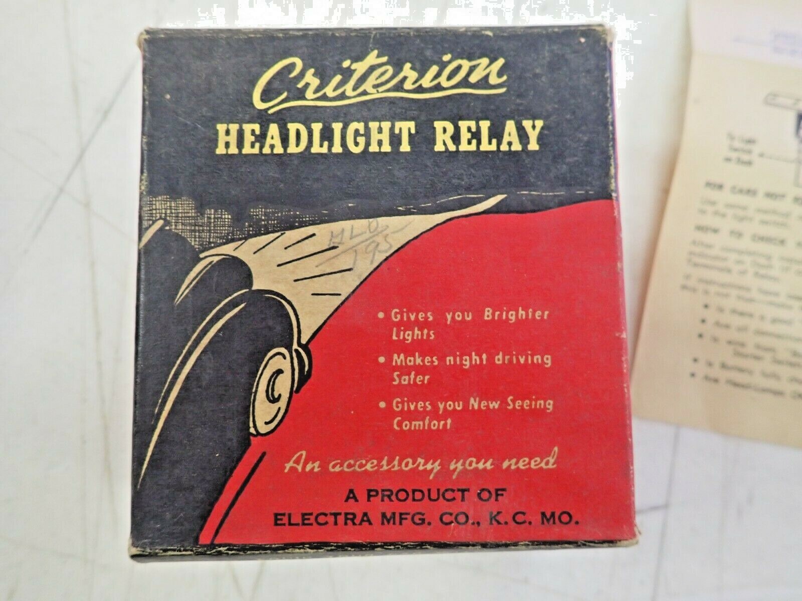 1940s 1950s Headlight Brightener Relay Accessory Very Cool Display Box 6 Volt 1940s 1950s Headlight Brightener Relay Accessory Very Cool Display Box 6 Volt