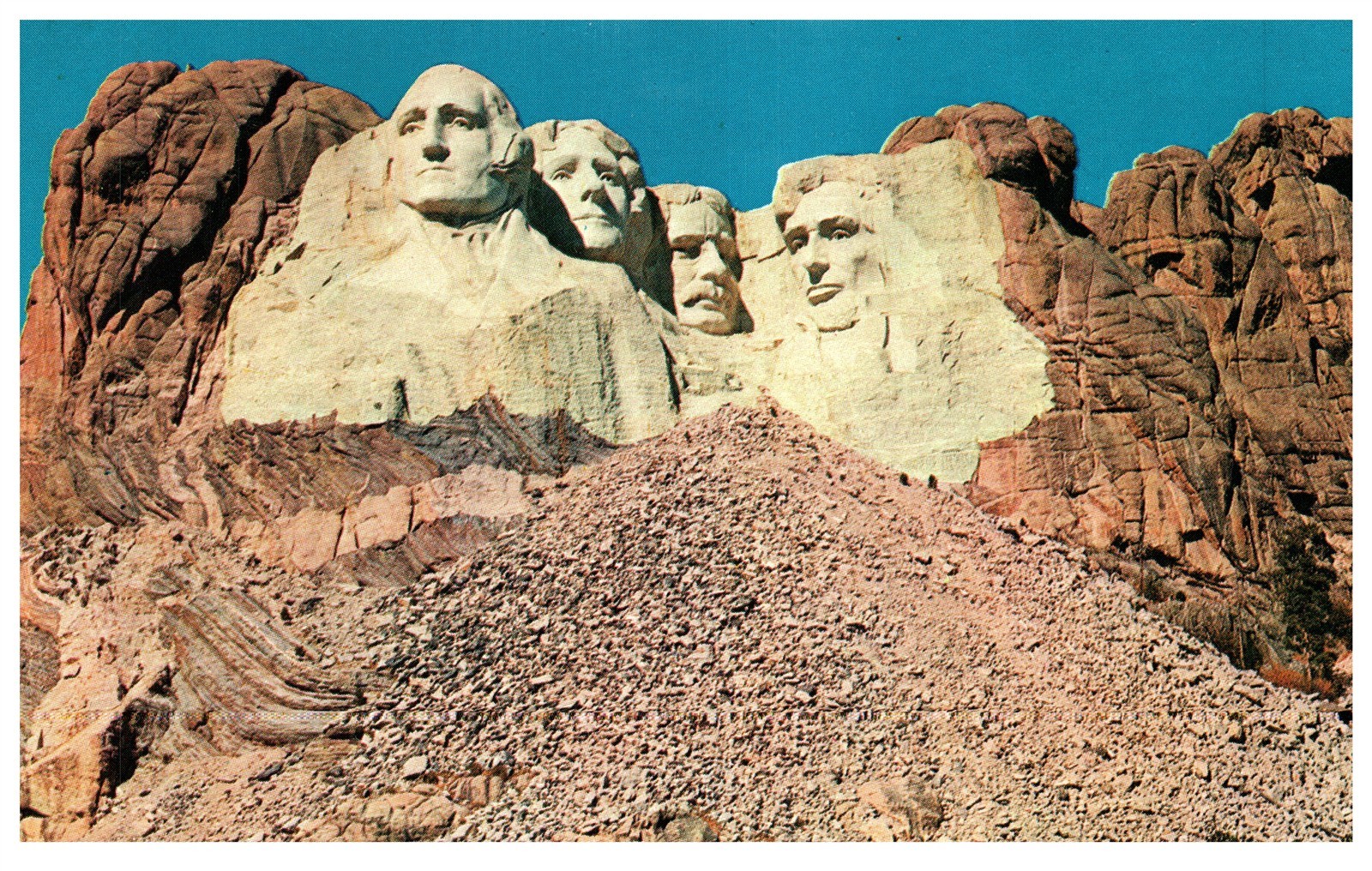 Vintage Postcard Mt Rushmore Shrine of Democracy Black Hills South Dakota Vintage Postcard Mt Rushmore Shrine of Democracy Black Hills South Dakota