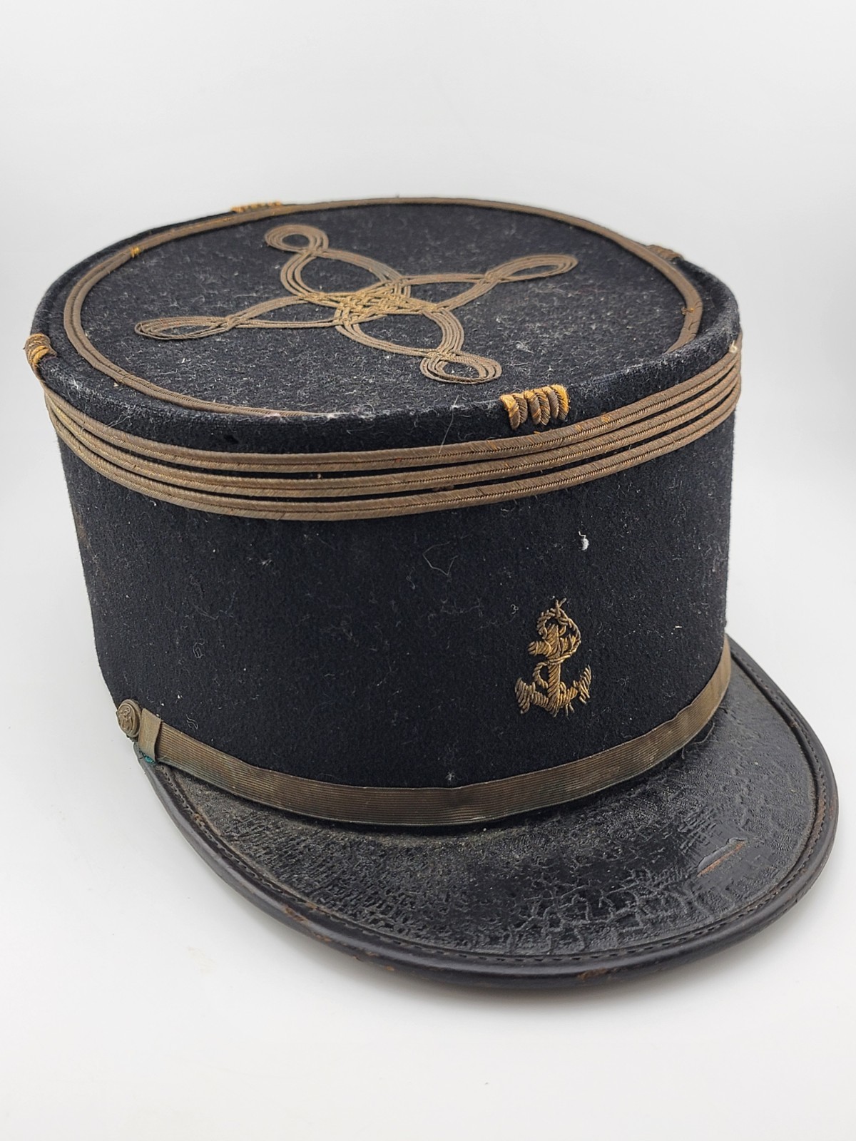 Rare Original Antique Lieutenant Colonel\'s Cap Of The Colonial Infantry Mle 1931