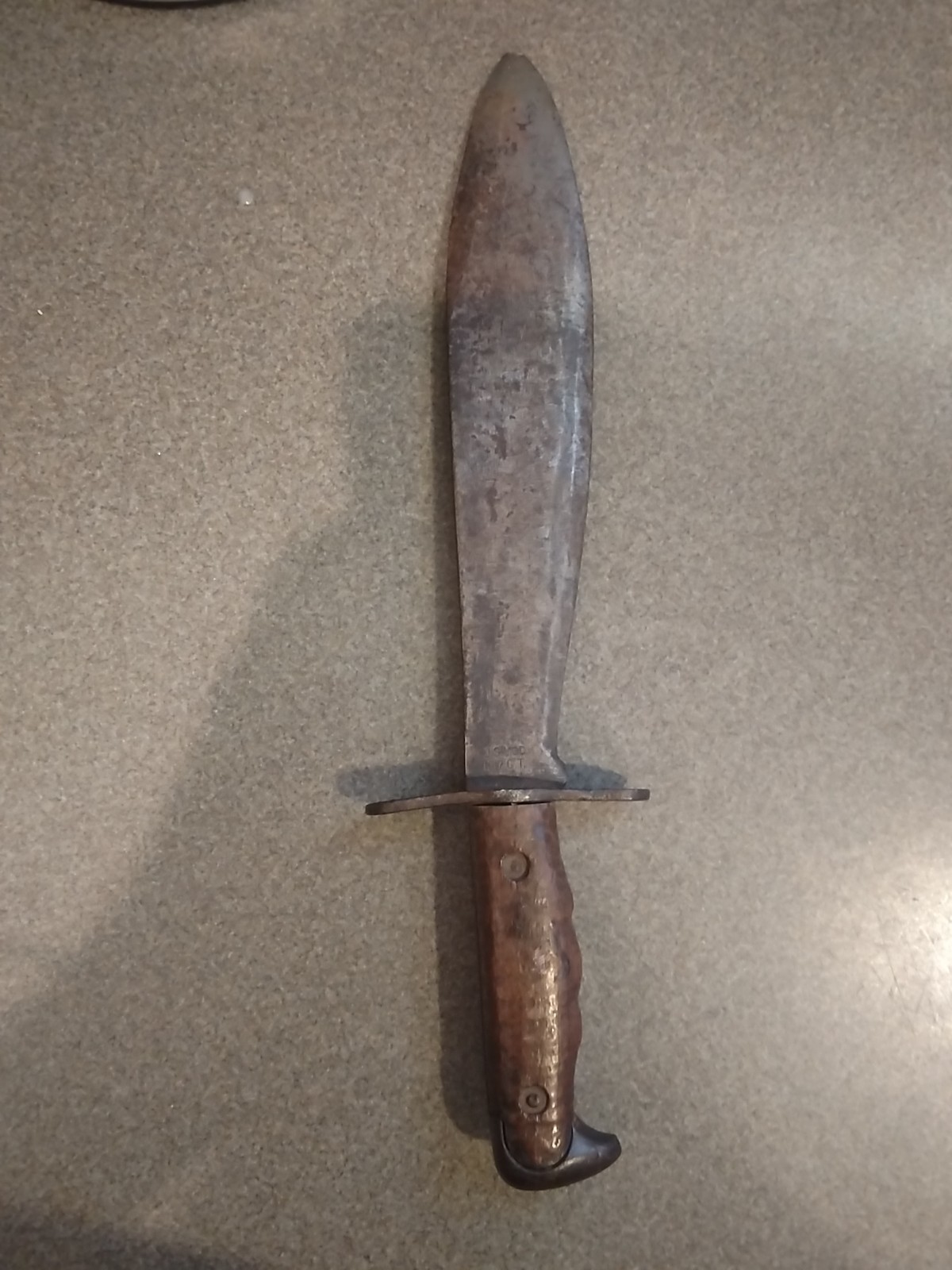 Original WW1 Bolo Fighting Knife US MOD 1917 C.T. Plumb St Louis