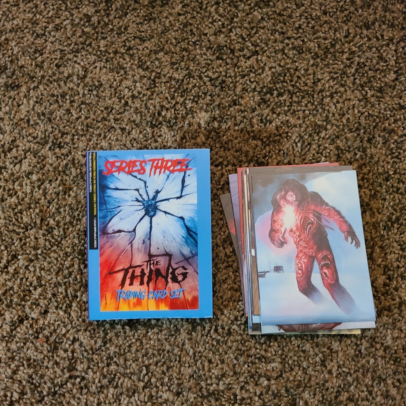 2026  TRILOGY of HORROR -The Thing lll RRPARKS Set of 17 cards