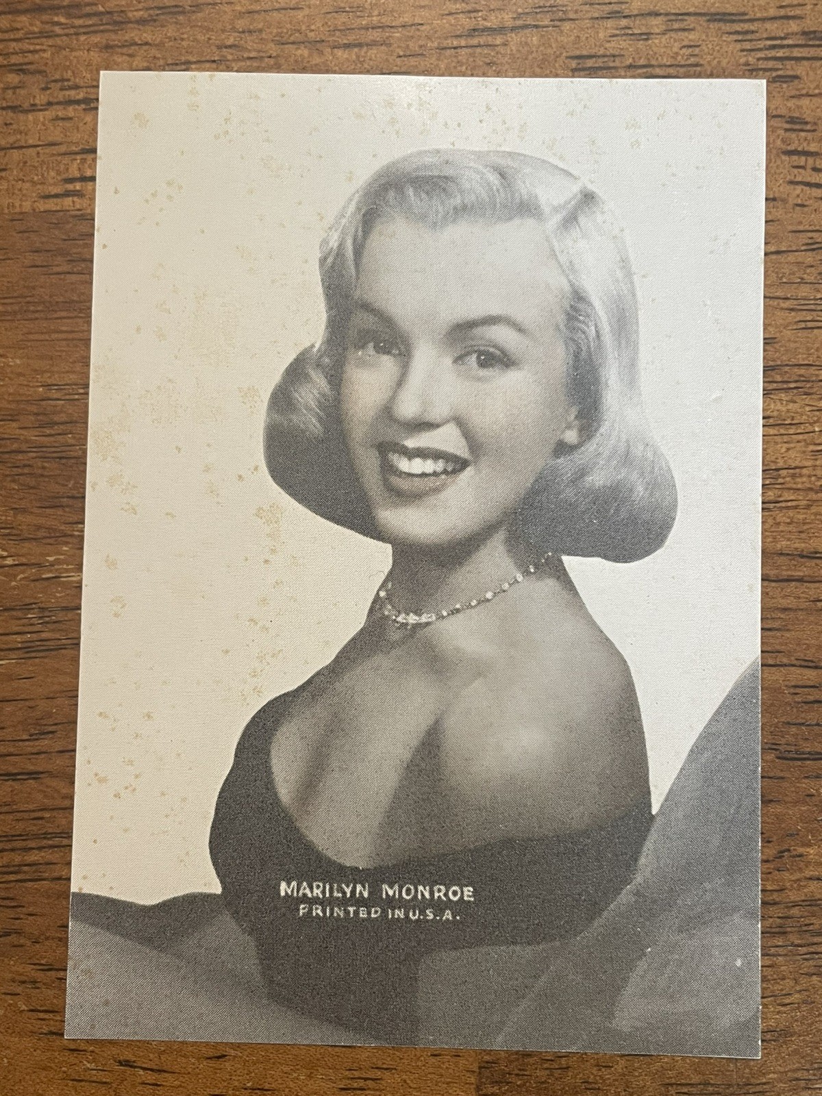 Vntg Original 1950s Marilyn Monroe Asphalt Jungle 3.5x5 Tinted Paper Photo Print