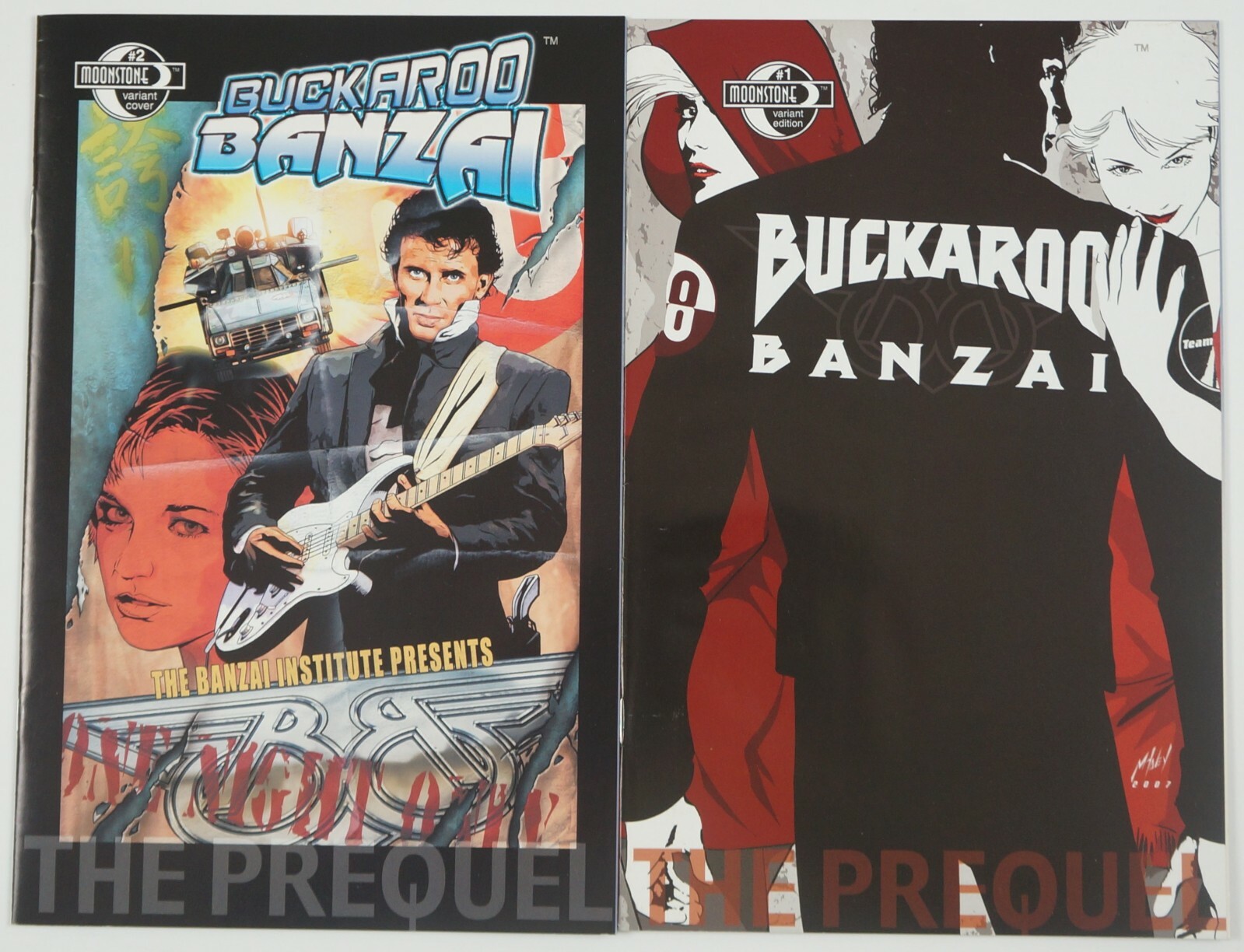 Buckaroo Banzai: the Prequel #1-2 VF+ complete series - Moonstone variant set Buckaroo Banzai: the Prequel #1-2 VF+ complete series - Moonstone variant set
