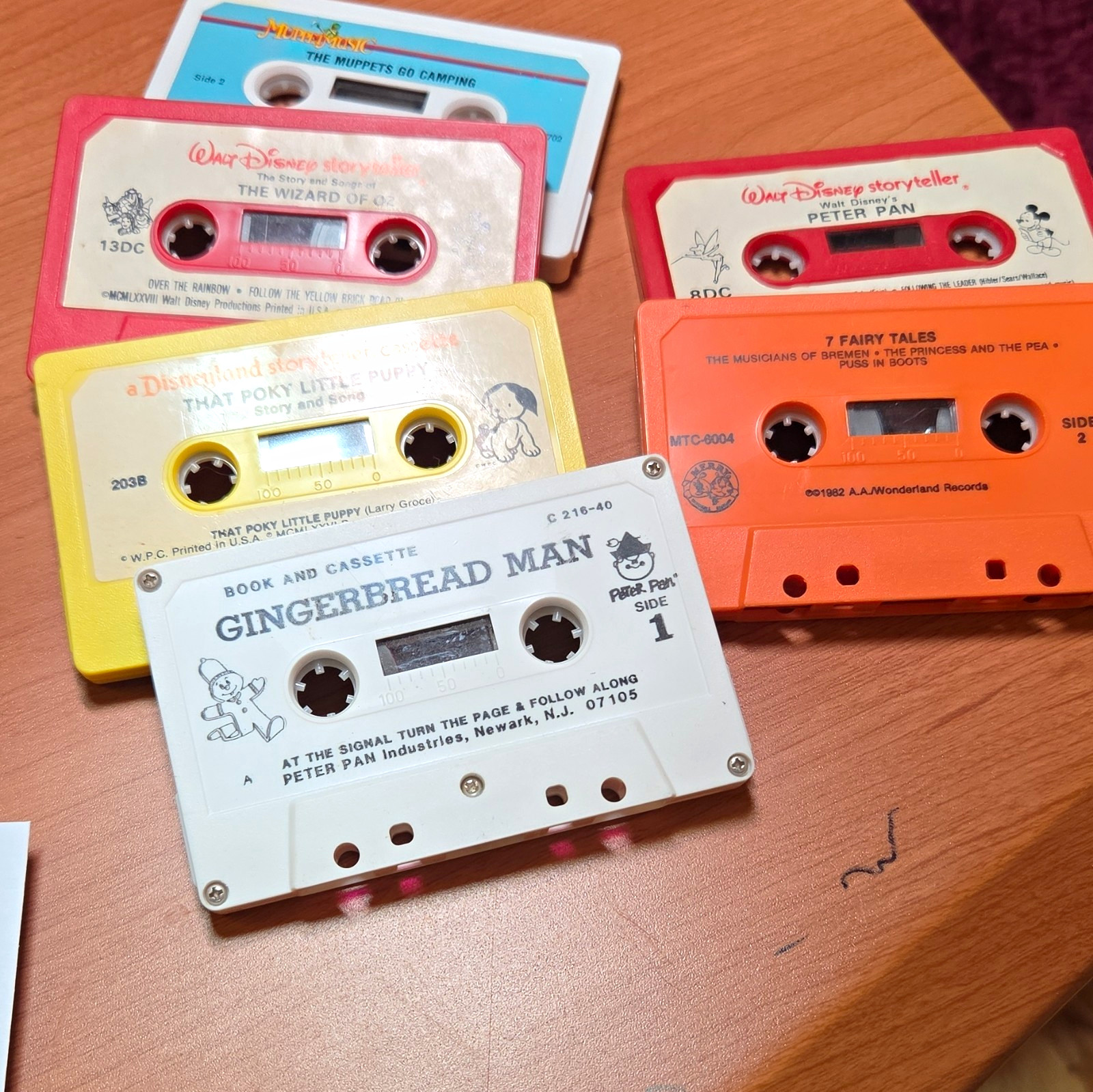 Vintage Children\'s Read Along Cassettes Disney