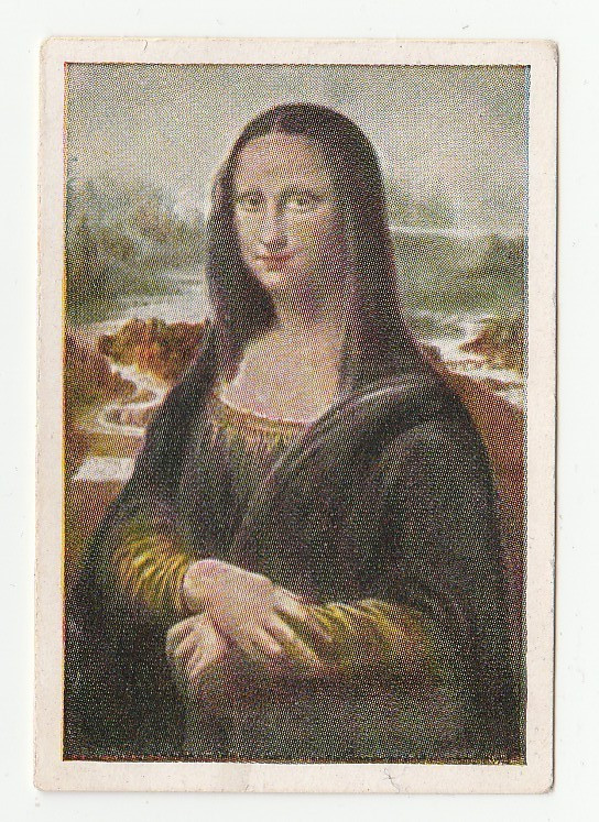Mona Lisa / Leonardo da Vinci card, MANOLI Berlin 1927