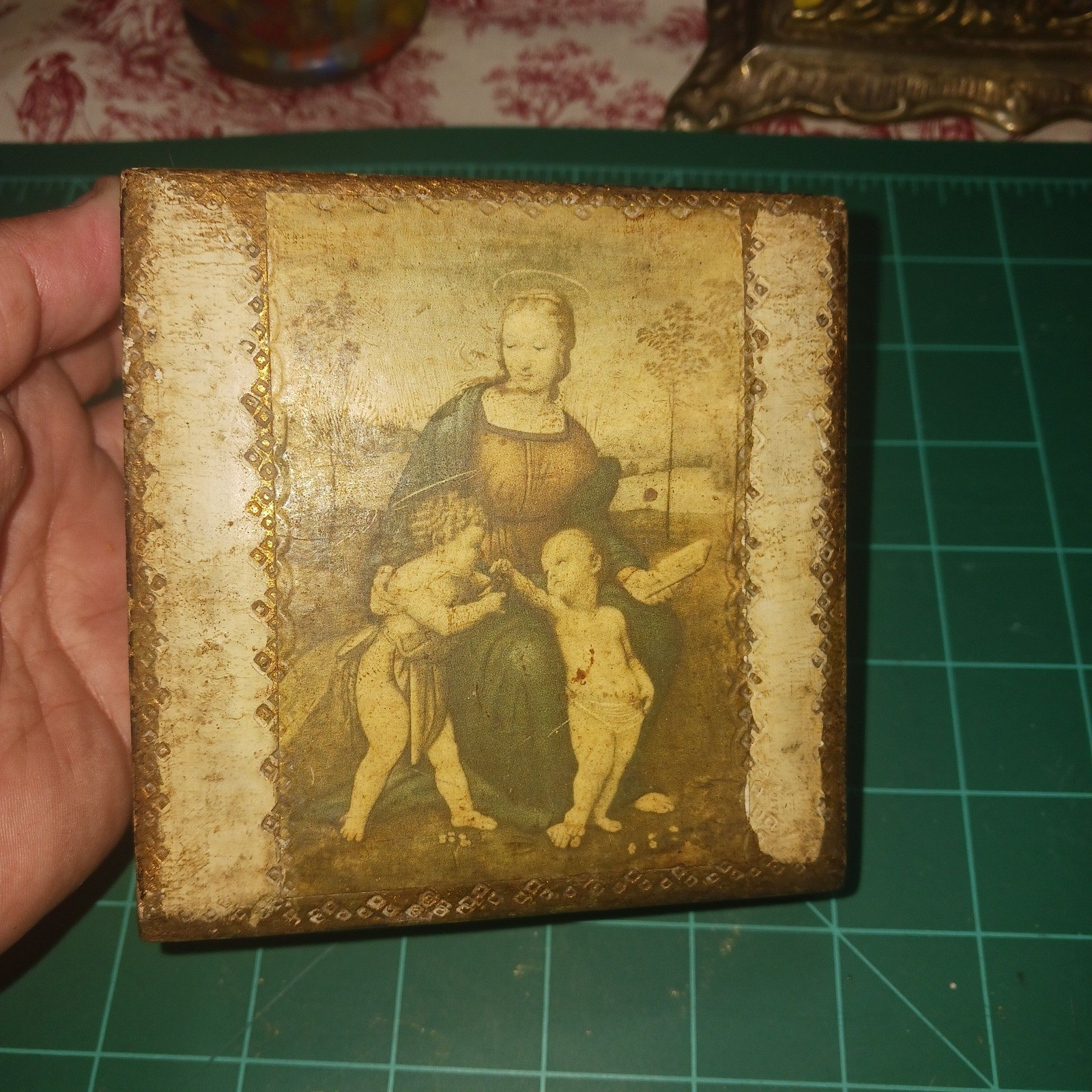Vtg Italian Florentine Gold 4\