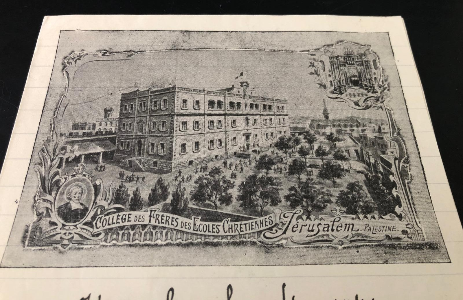 PALESTINE JERUSALEM COLLEGE FRERES LA SALLE CHRISTIAN SCHOOL MAVROMIHALIS 1941