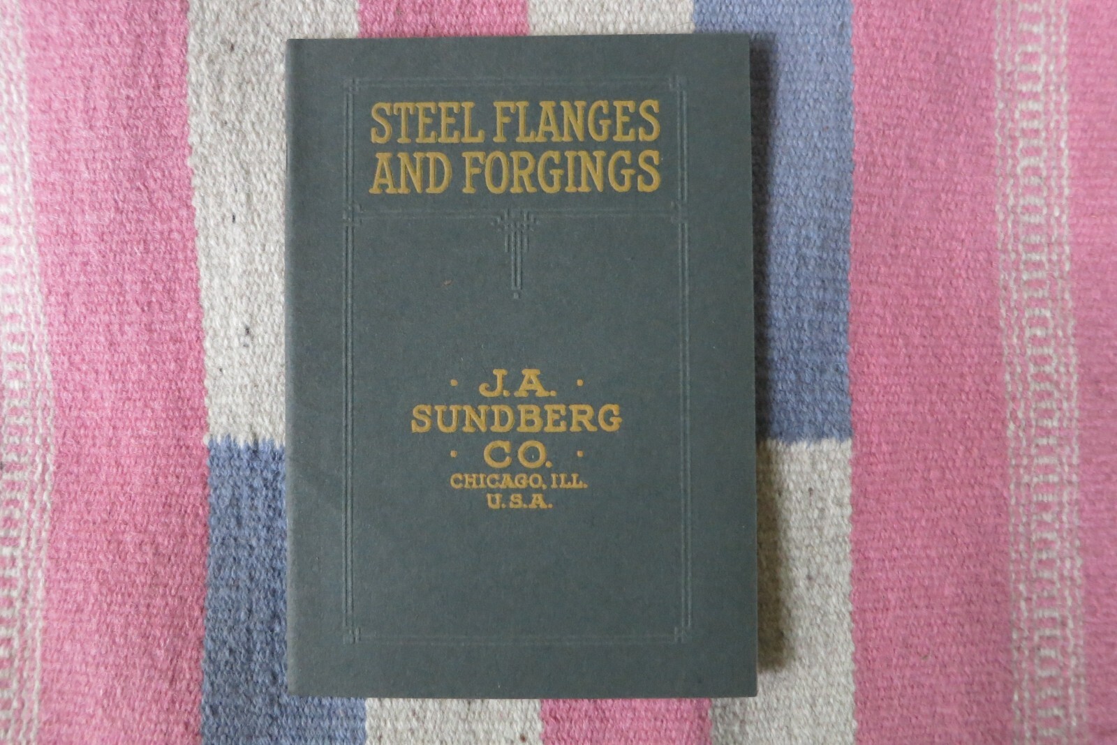 Antique 1908 J.A. Sundberg Co. Chicago \