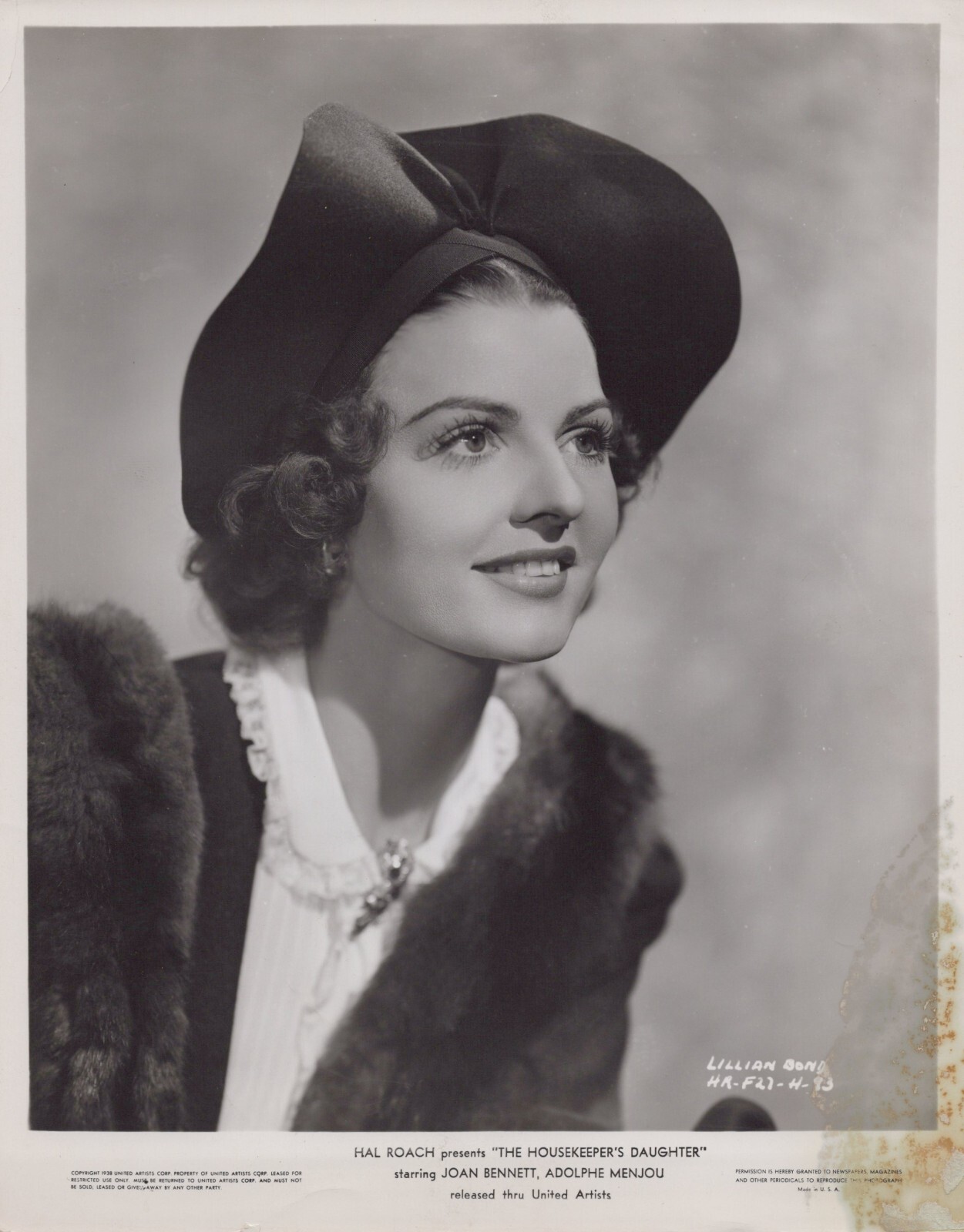 HOLLYWOOD Lilian Bond STYLISH POSE STUNNING PORTRAIT 1930s ORIG PHOTO 135