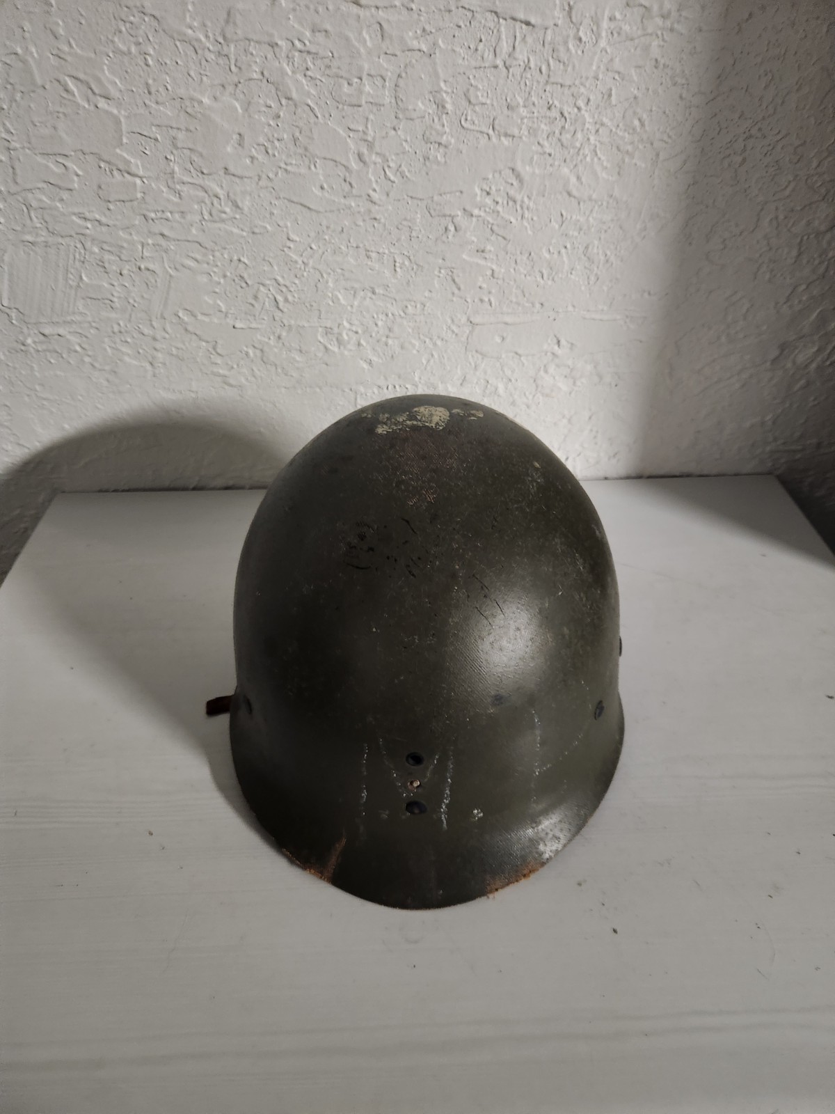 ​Vintage US Military M1 Helmet Liner Vietnam War Era Ground Troops OD Green 