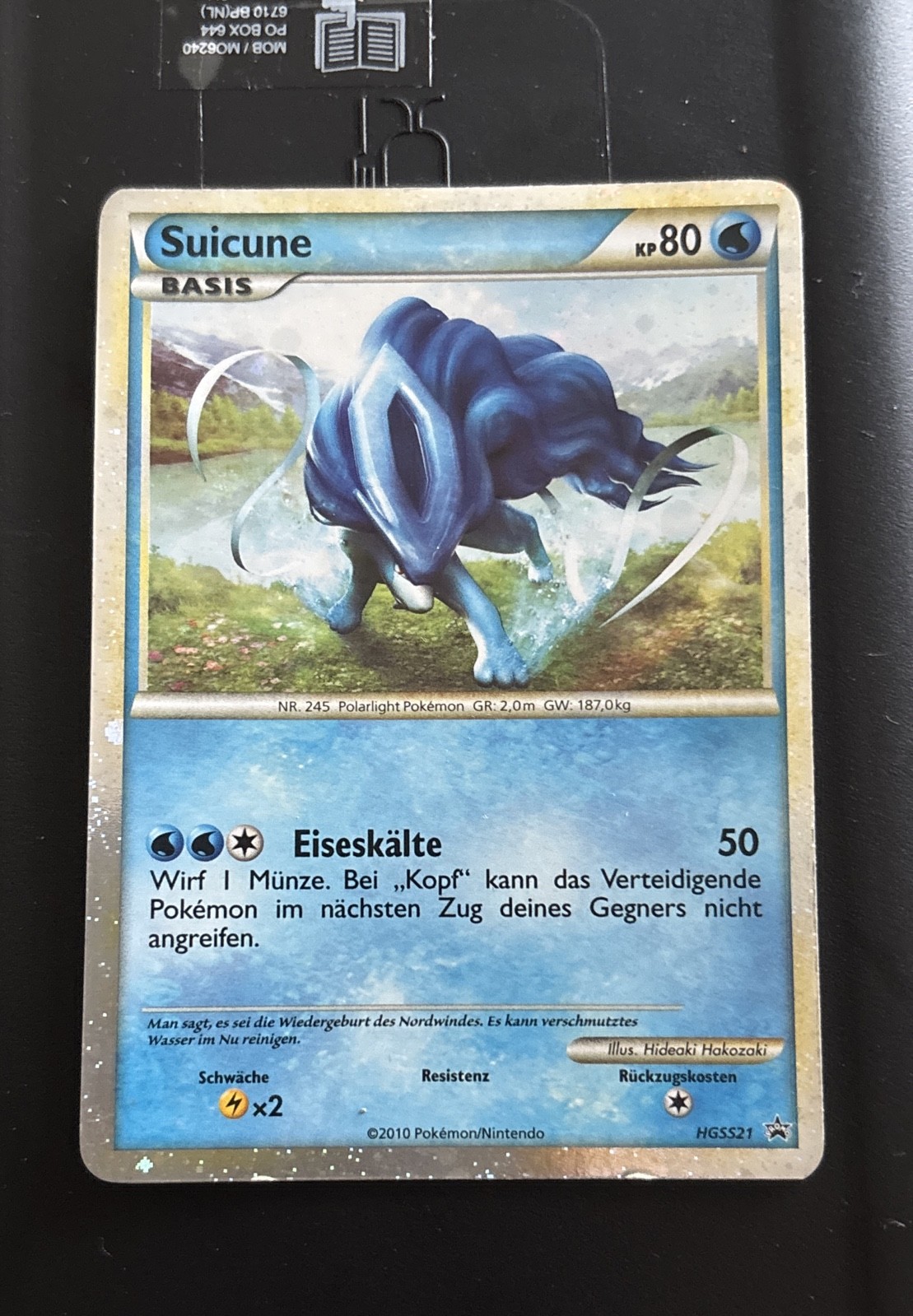 Suicune Hgss21 Hgss Holo Suicune Hgss21 Hgss Holo