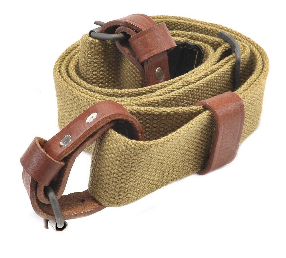 Russian 91/30 Mosin Nagant Rifle Sling Dated 1943 OD