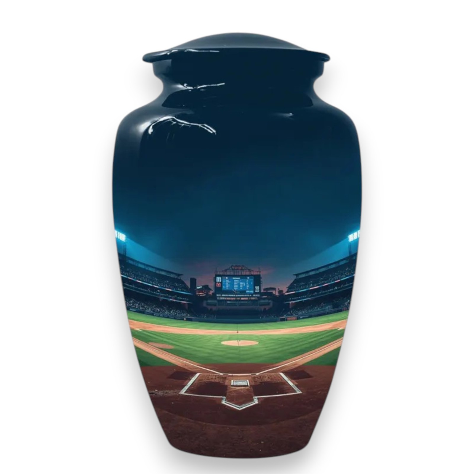 Large Baseball Adult Funeral Urn 190 Cu In, Sports Theme Memorial Urns for Ashes Large Baseball Adult Funeral Urn 190 Cu In, Sports Theme Memorial Urns for Ashes