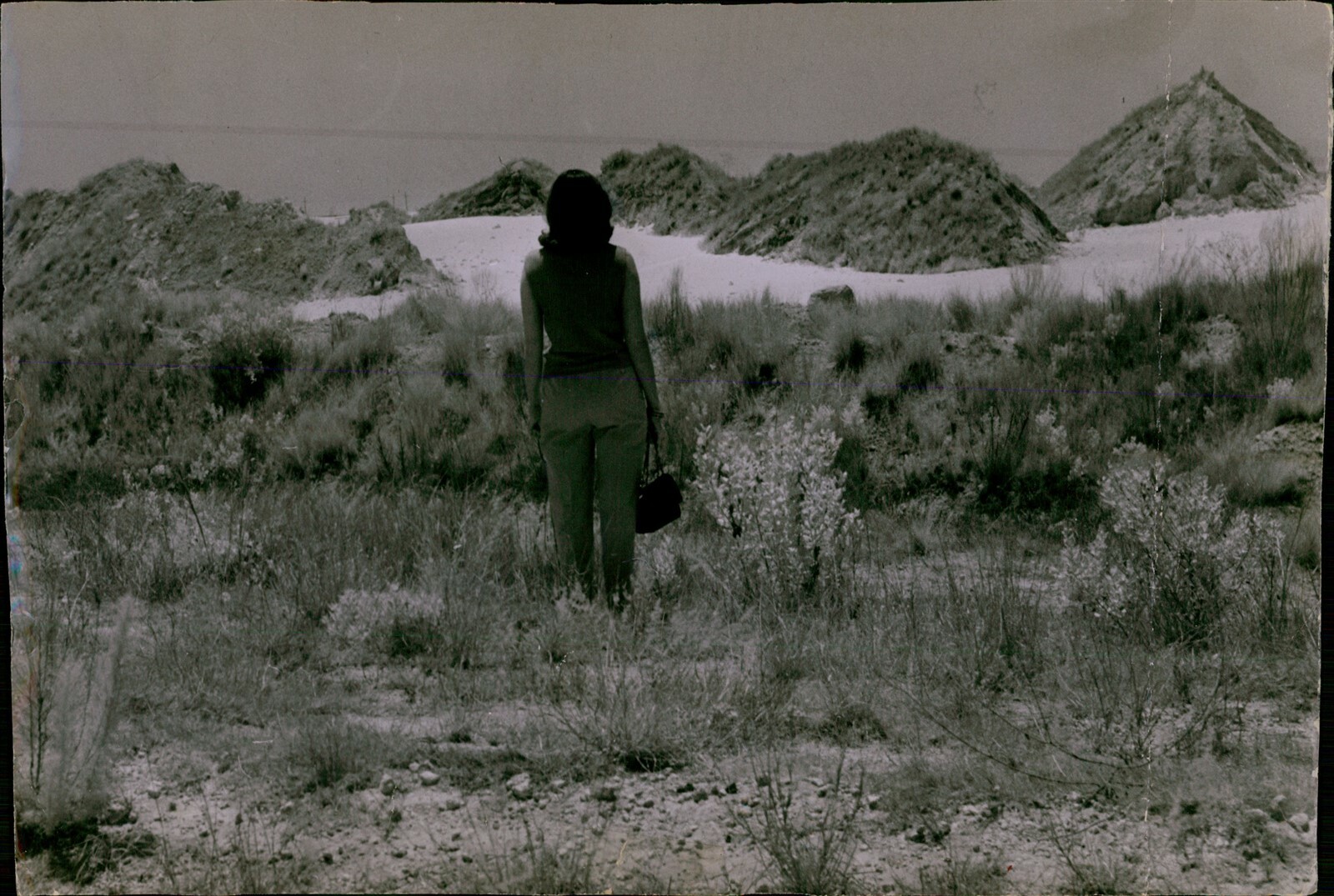 LG794 1967 Original Doug Kennedy Photo WOMAN\'S BACKSIDE Phosphorus Mines FL