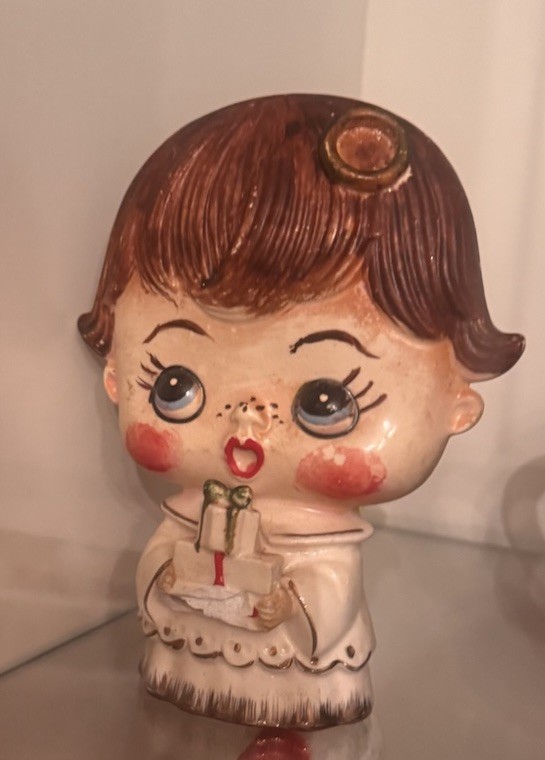 Vtg Lipper & Mann Dutch Boy Figurine Flat Face Big Head Japan - RARE Vtg Lipper & Mann Dutch Boy Figurine Flat Face Big Head Japan - RARE