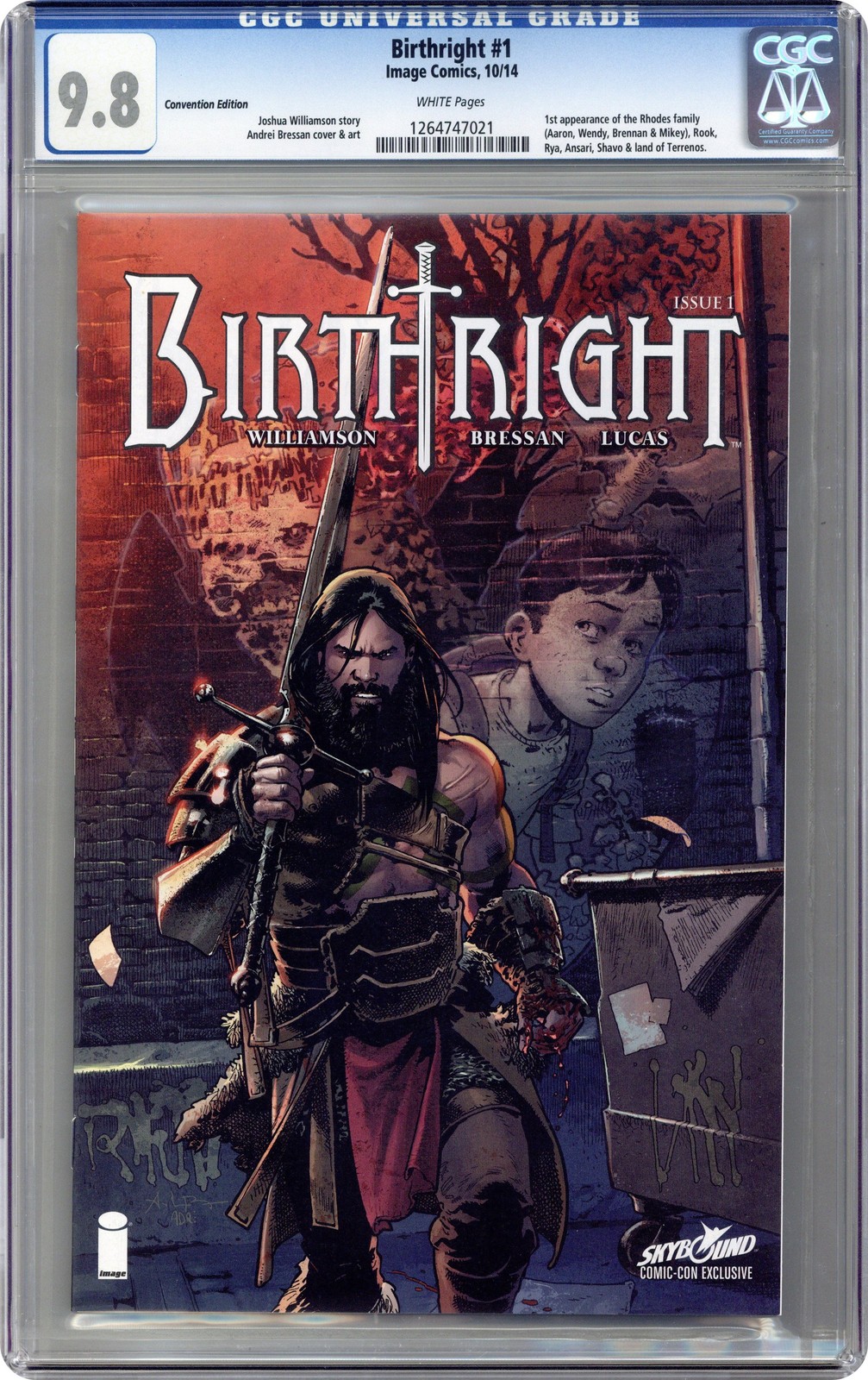 Birthright 1NYCC.A CGC 9.8 2014 1264747021