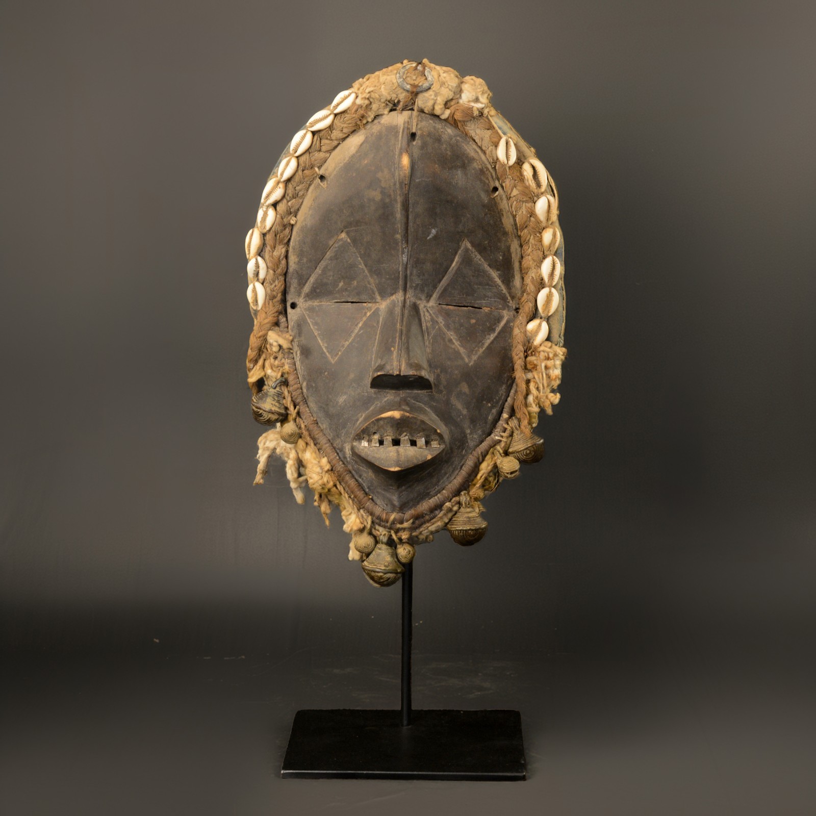 African Dan Mask 81 on Display Stand African Dan Mask 81 on Display Stand