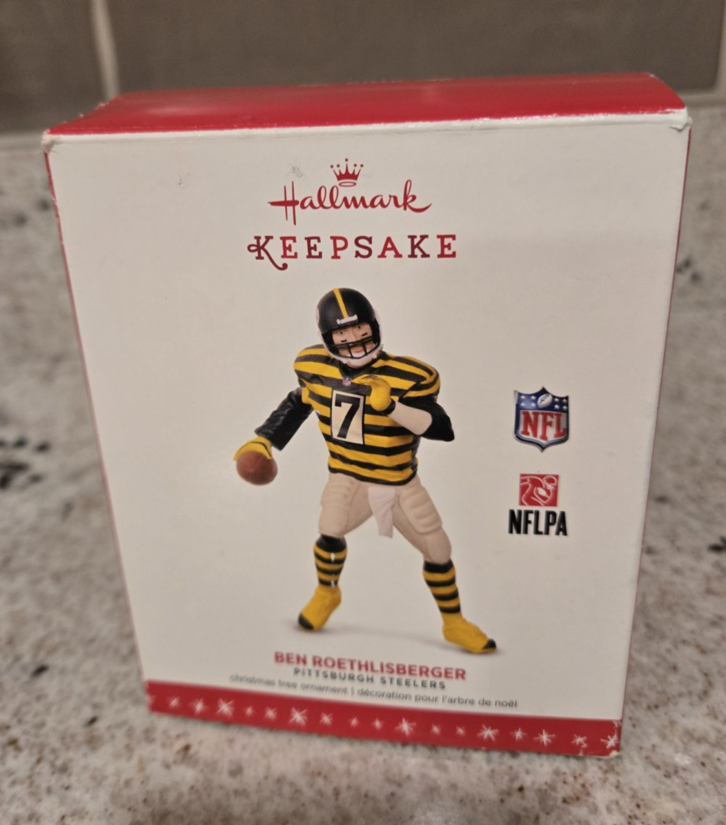 Hallmark Ben Roethlisberger 2016 Ornament BubbleBee Jersey, Pittsburgh Steelers