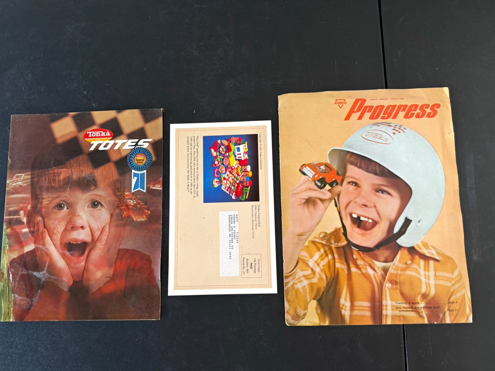 Vtg 1987 Tonka Corp PlayDoh Mailer Promo Brochure Tonka Totes Amsco Progress Lot