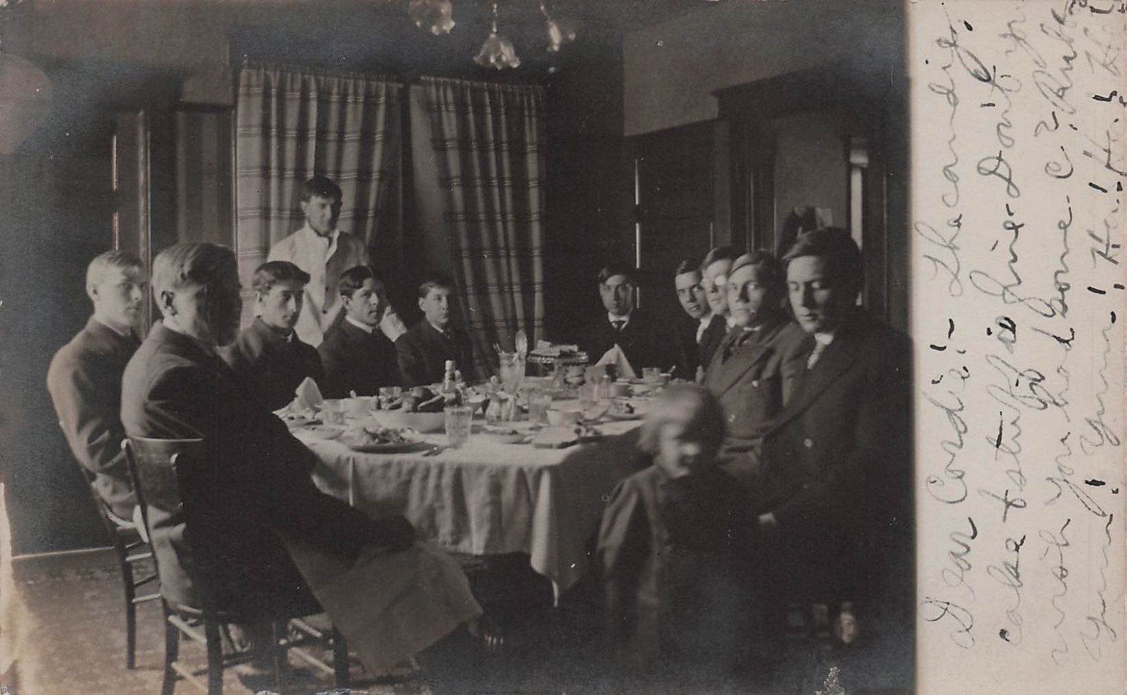 University of Illinois Urbana Champaign Early 1900s Meeting Photo Postcard 21A