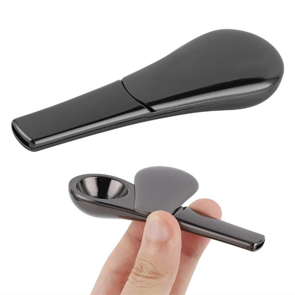 Portable Smoking Pipe Magnetic Metal Spoon Design Gift Box for Father Men Gift Portable Smoking Pipe Magnetic Metal Spoon Design Gift Box for Father Men Gift