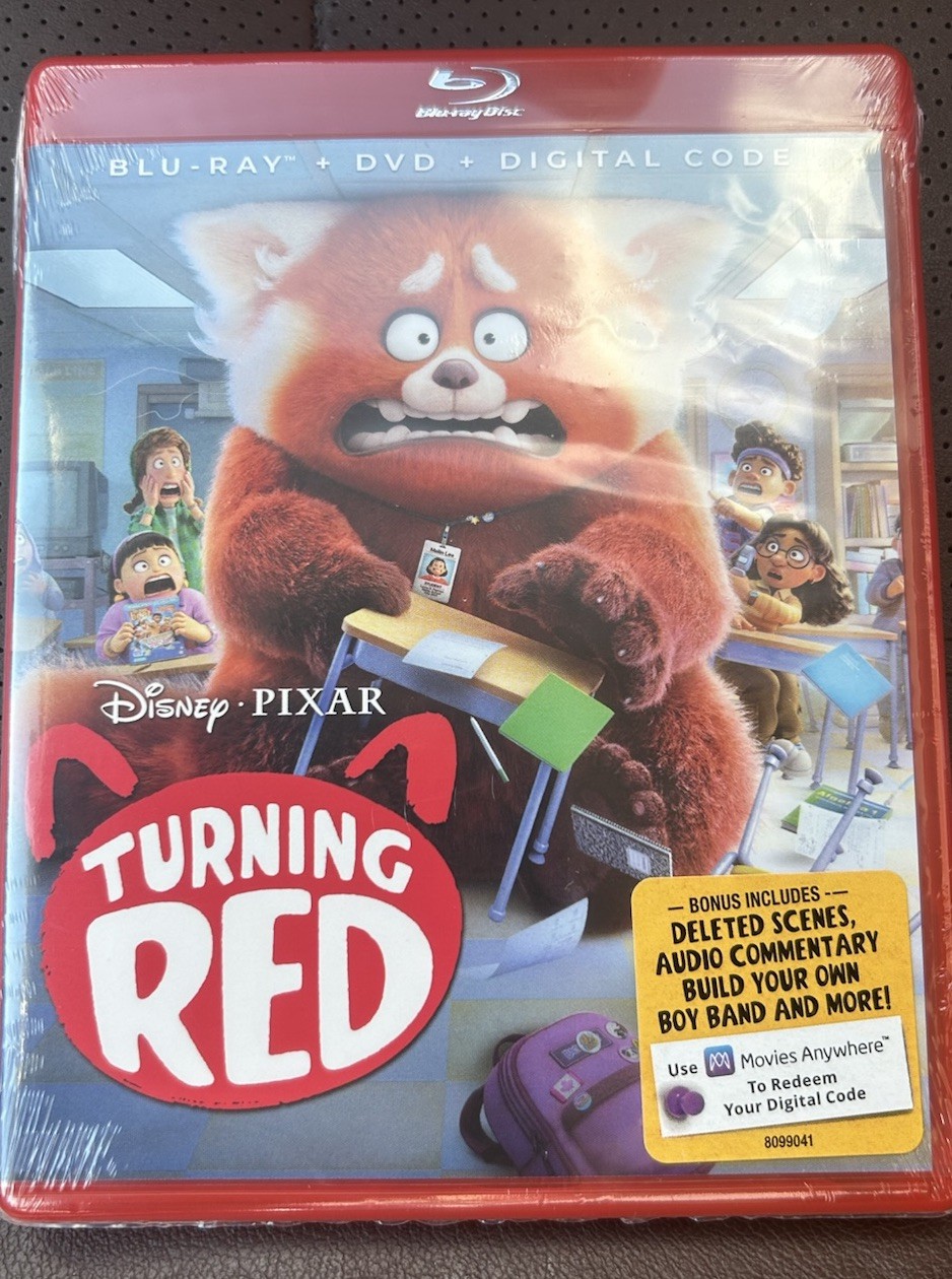 Disney Pixar Turning Red DVD 2022 Factory Sealed Family Movie 🎥 Disney Pixar Turning Red DVD 2022 Factory Sealed Family Movie 🎥