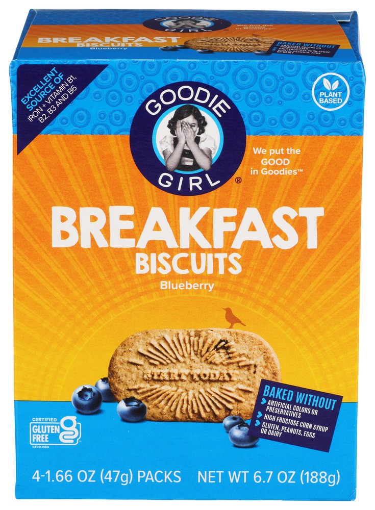 Goodie Girl Biscuit Brkfst Blueberry Pack Of 3