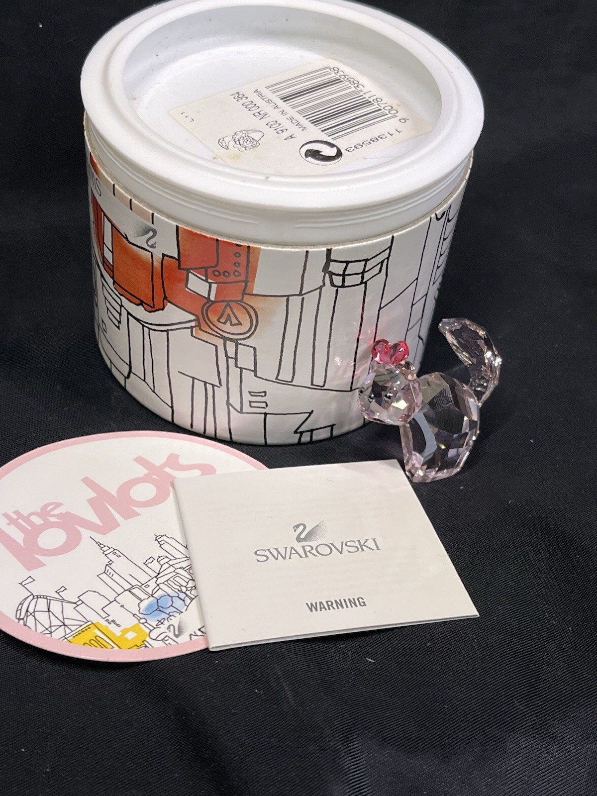 Swarovski Figurine Lovlots House of Cats Katie 1138593 Retired Pink Kitty W Bow Swarovski Figurine Lovlots House of Cats Katie 1138593 Retired Pink Kitty W Bow