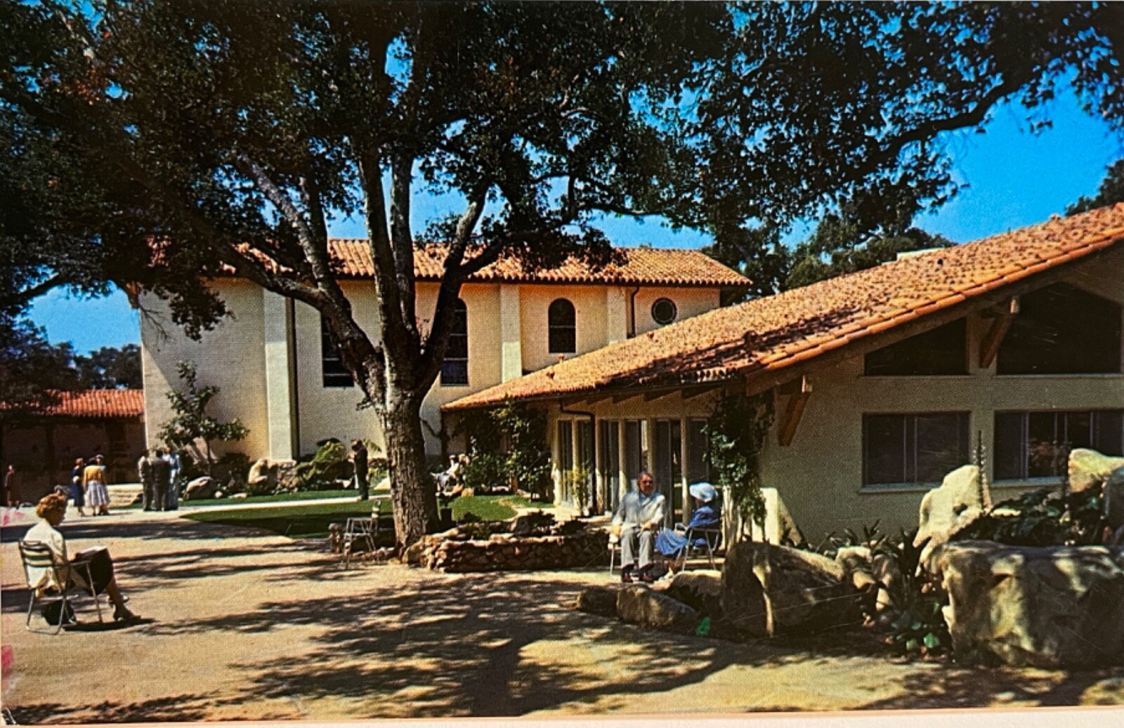 Santa Barbara La Casa De Maria Couples Retreat California Postcard