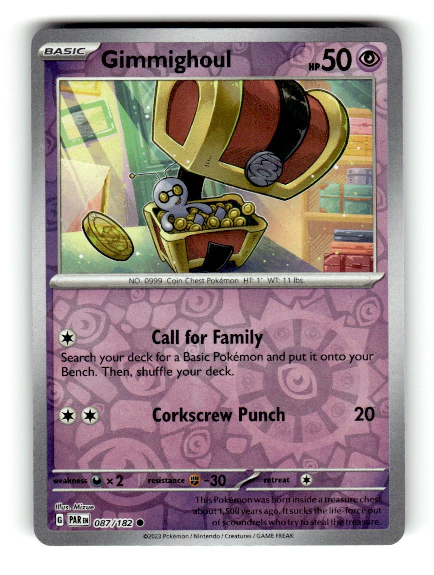 Gimmighoul Reverse Holofoil [PAR - 087/182]