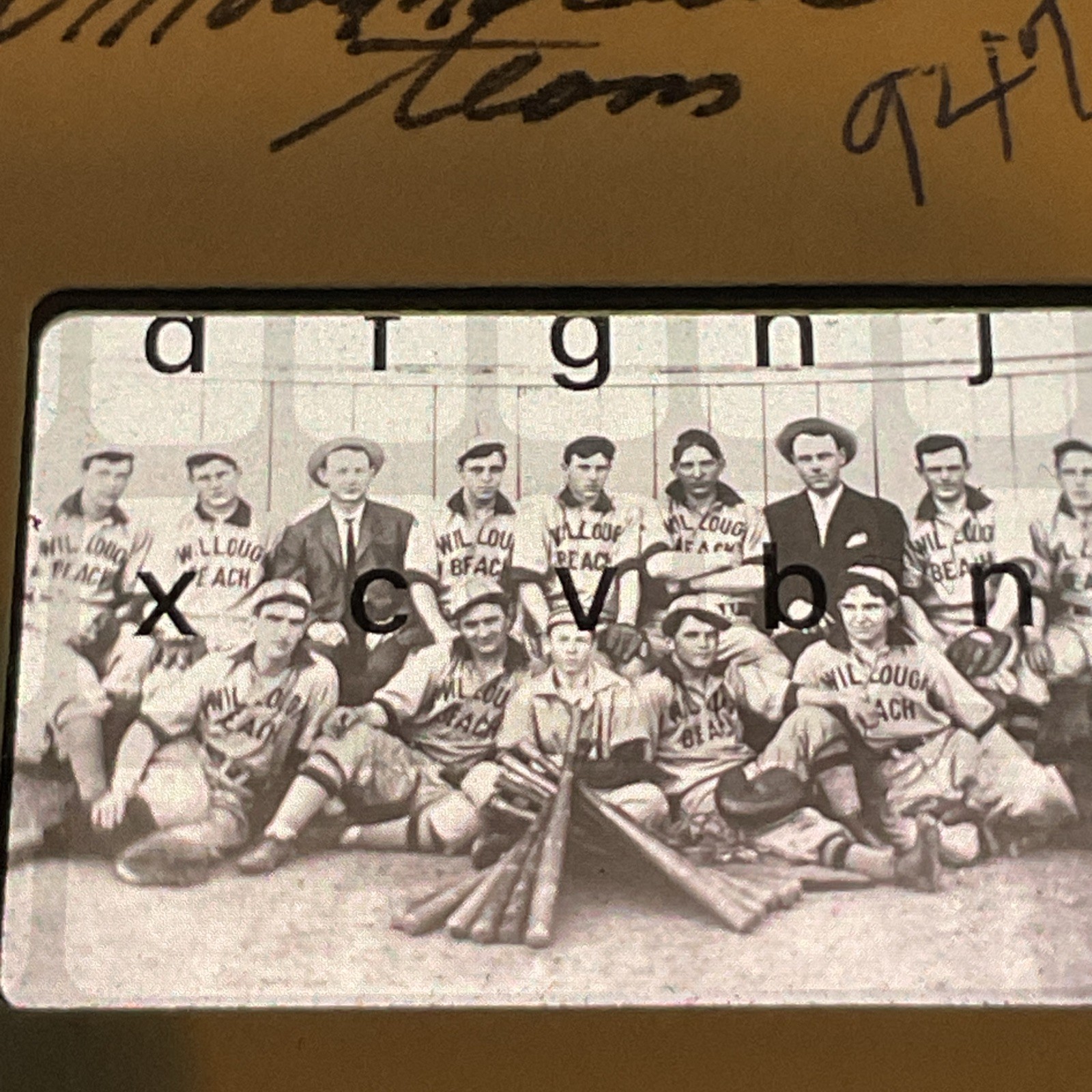 Vintage Photograph Slide Willoughby Ohio Willoughby Beach Baseball Team Vintage Photograph Slide Willoughby Ohio Willoughby Beach Baseball Team