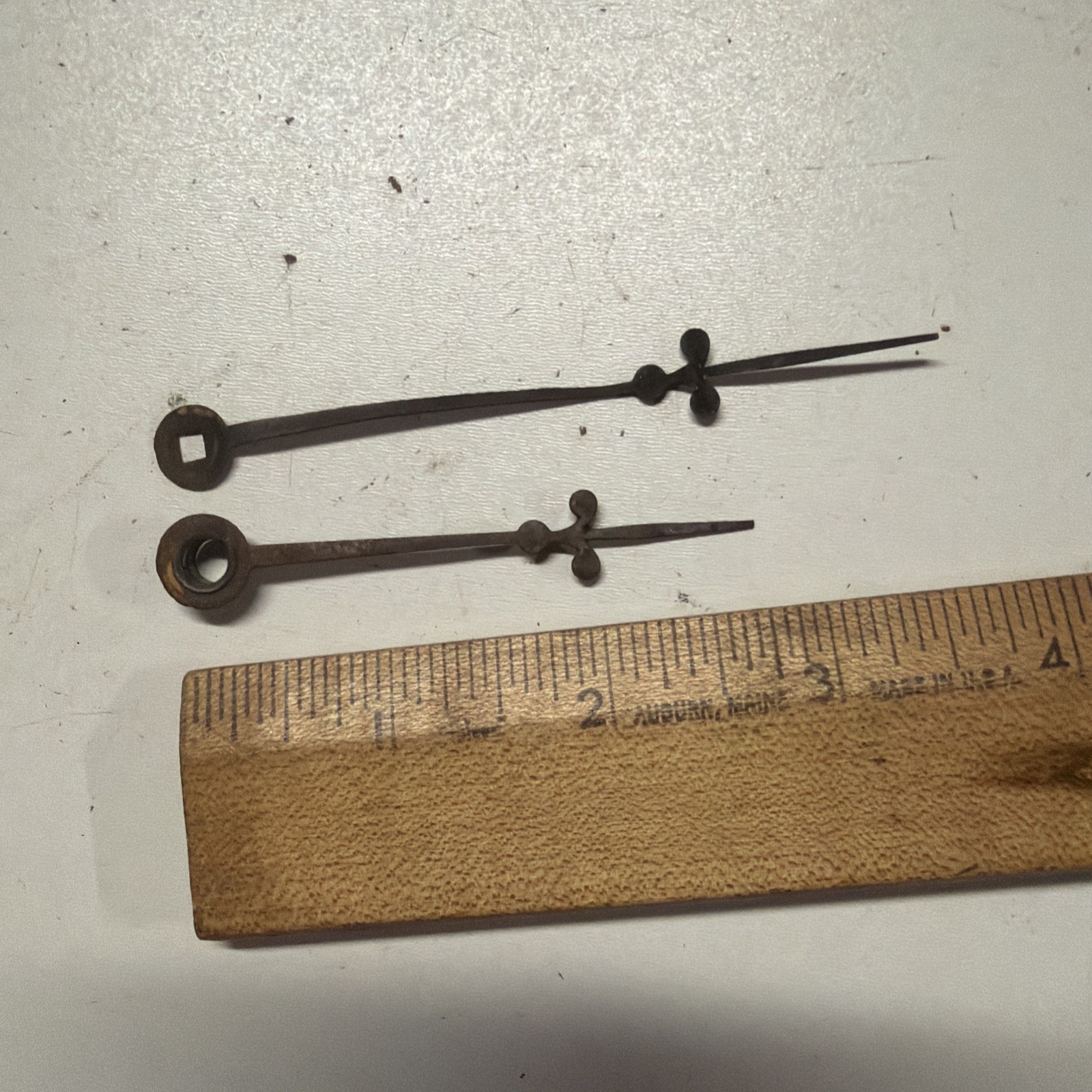 Antique Vintage Ogee EN Welch Brass Weight Driven Wall Clock Hands Parts Antique Vintage Ogee EN Welch Brass Weight Driven Wall Clock Hands Parts