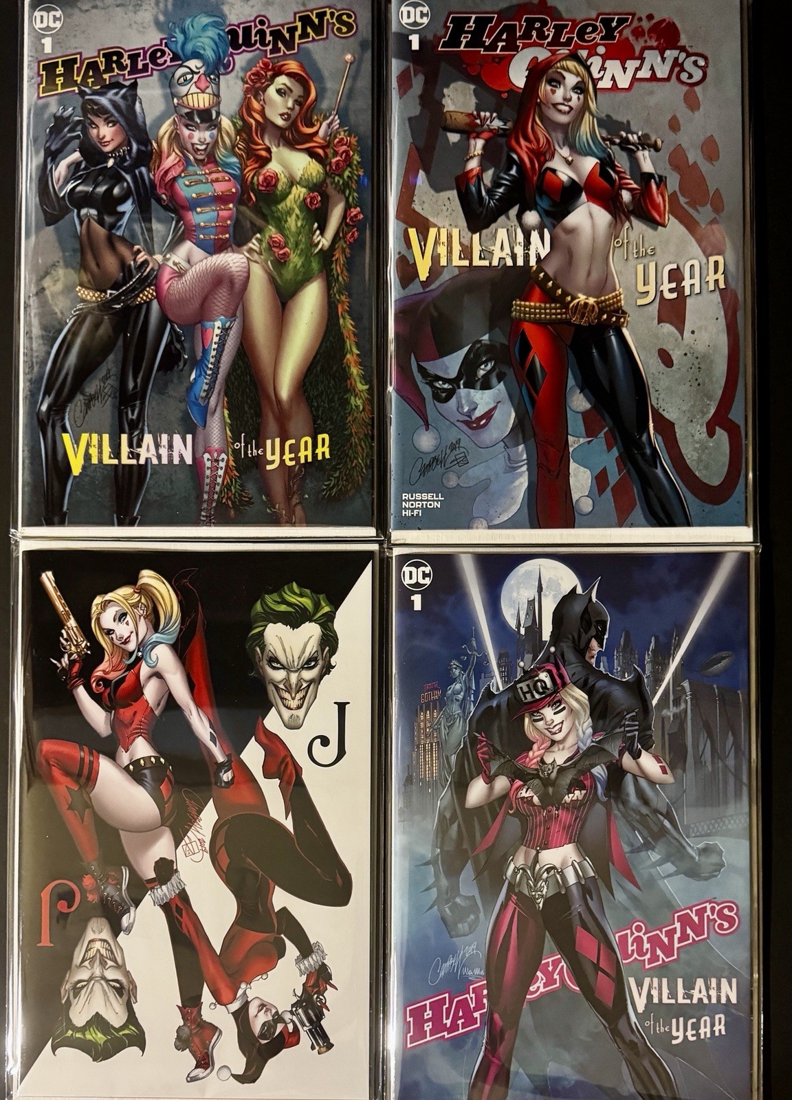 Harley Quinn’s Villain Of The Year #1 VARIANT LOT- J Scott Campbell- NM to NM+ Harley Quinn’s Villain Of The Year #1 VARIANT LOT- J Scott Campbell- NM to NM+