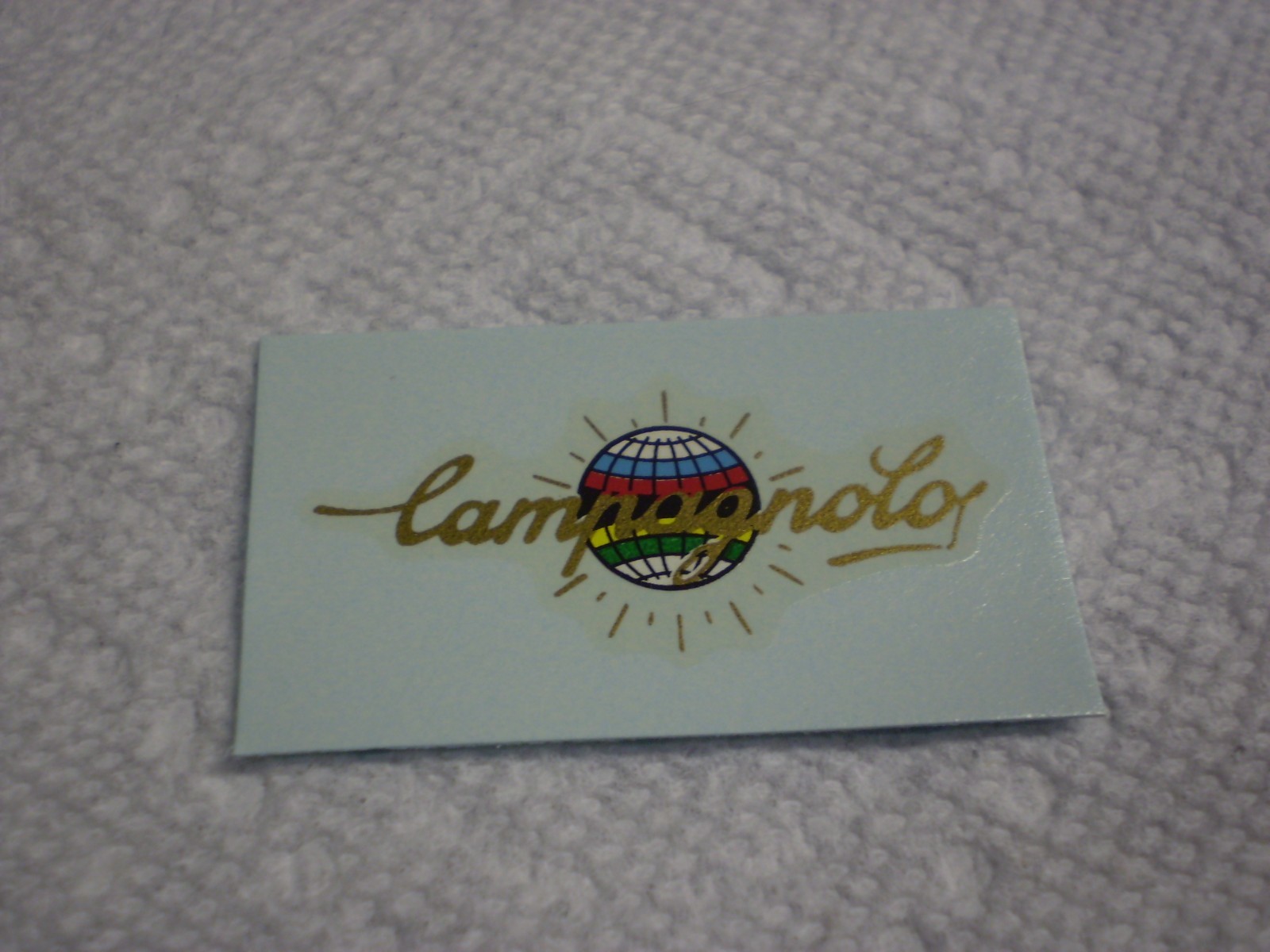 Campagnolo Globe Lightweight Bicycle Seat Tube Decal Schwinn Paramount Racing Campagnolo Globe Lightweight Bicycle Seat Tube Decal Schwinn Paramount Racing