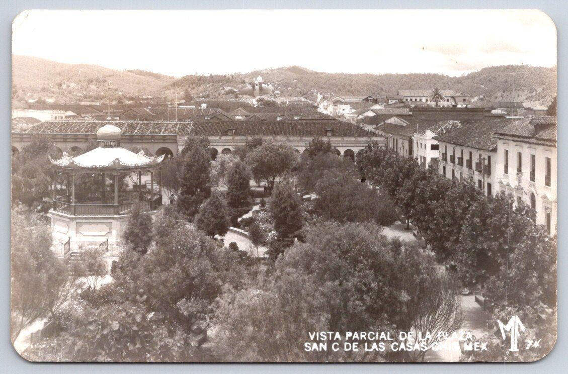 Vintage Mexico SAN CRISTOBAL DE LAS CASAS Plaza Vista Parcial 1965 Vintage Mexico SAN CRISTOBAL DE LAS CASAS Plaza Vista Parcial 1965