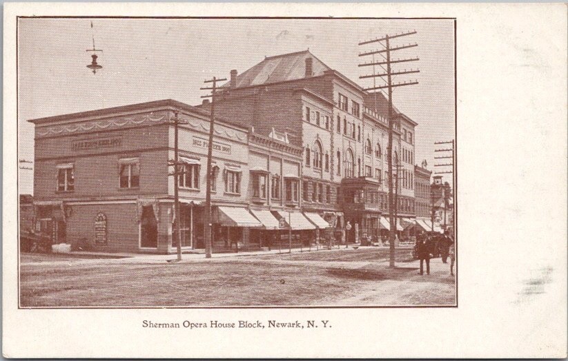 c1900s NEWARK, New York PMC Postcard 