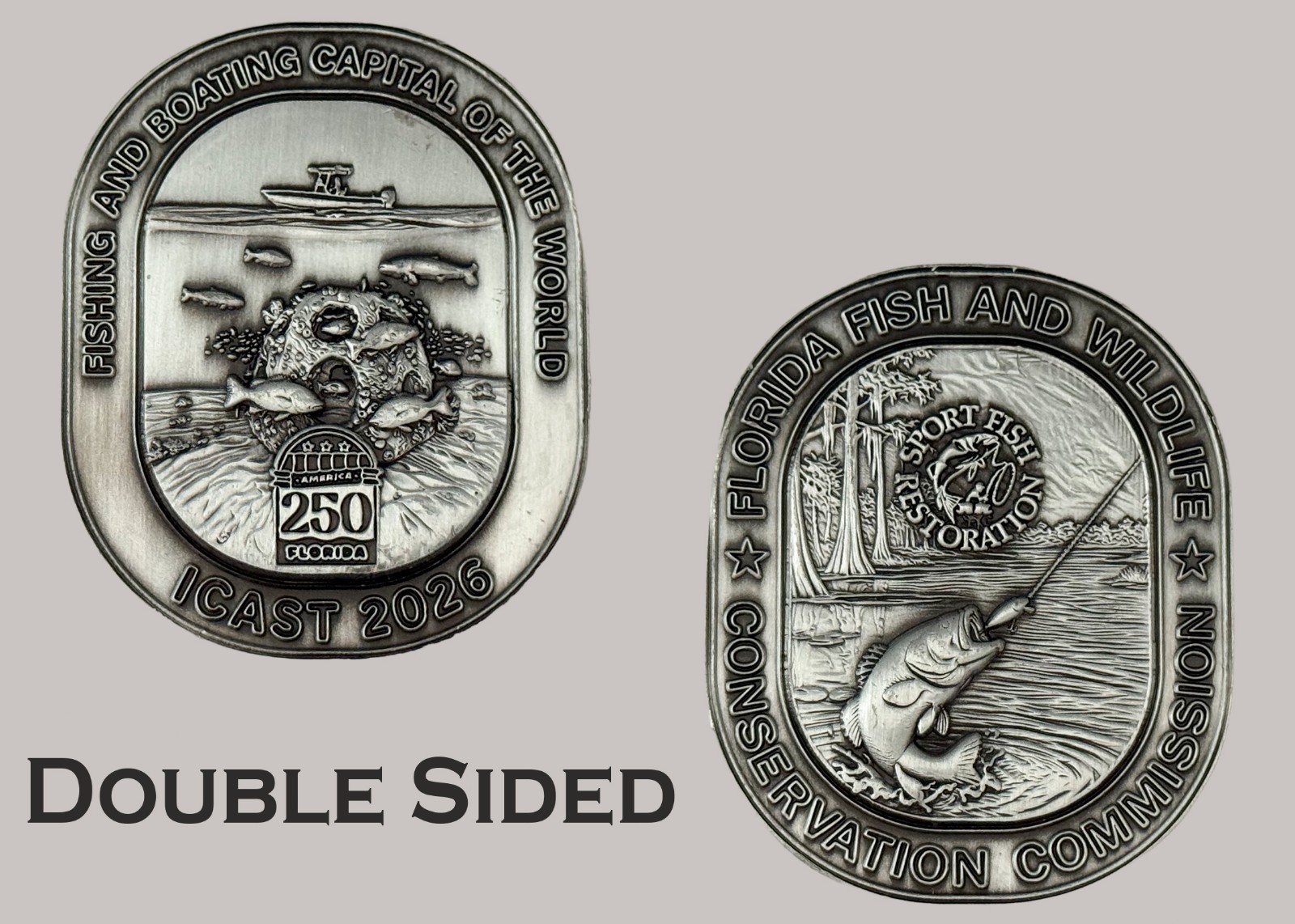 Florida Fish Wildlife Conservation ICAST 2026 Challenge Coin  J#38