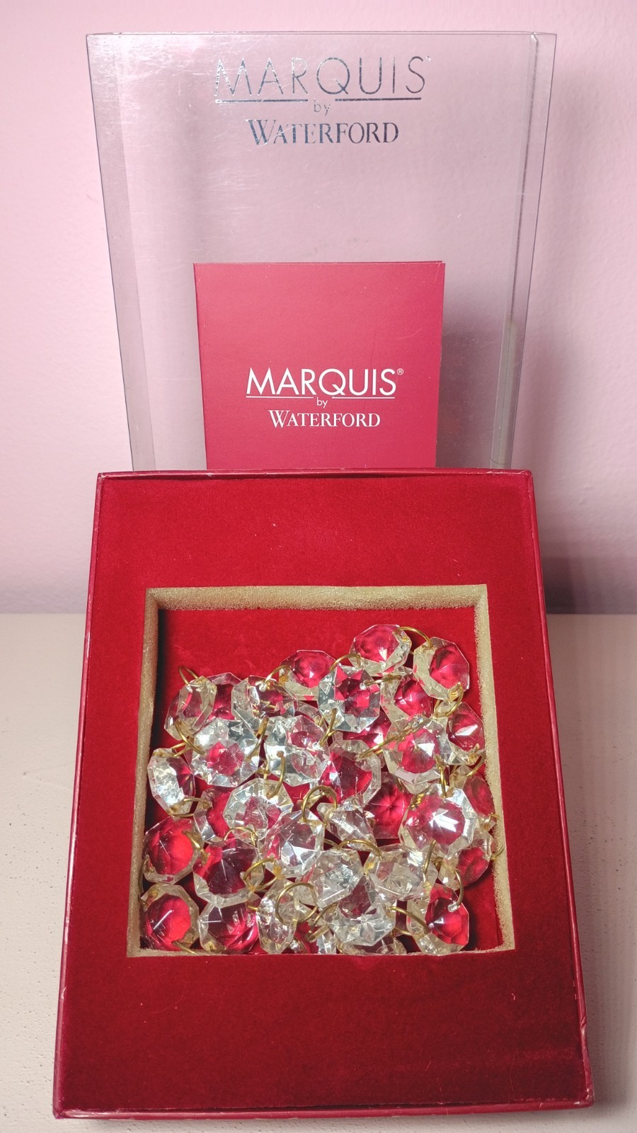 VINTAGE Marquis By Waterford Christmas Tree Garland Retired * Ultra Rare * 40