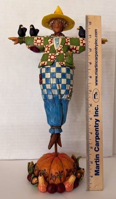 JIM SHORE Keeping Watch Harvest Scarecrow Figurine C4002856 JIM SHORE Keeping Watch Harvest Scarecrow Figurine C4002856