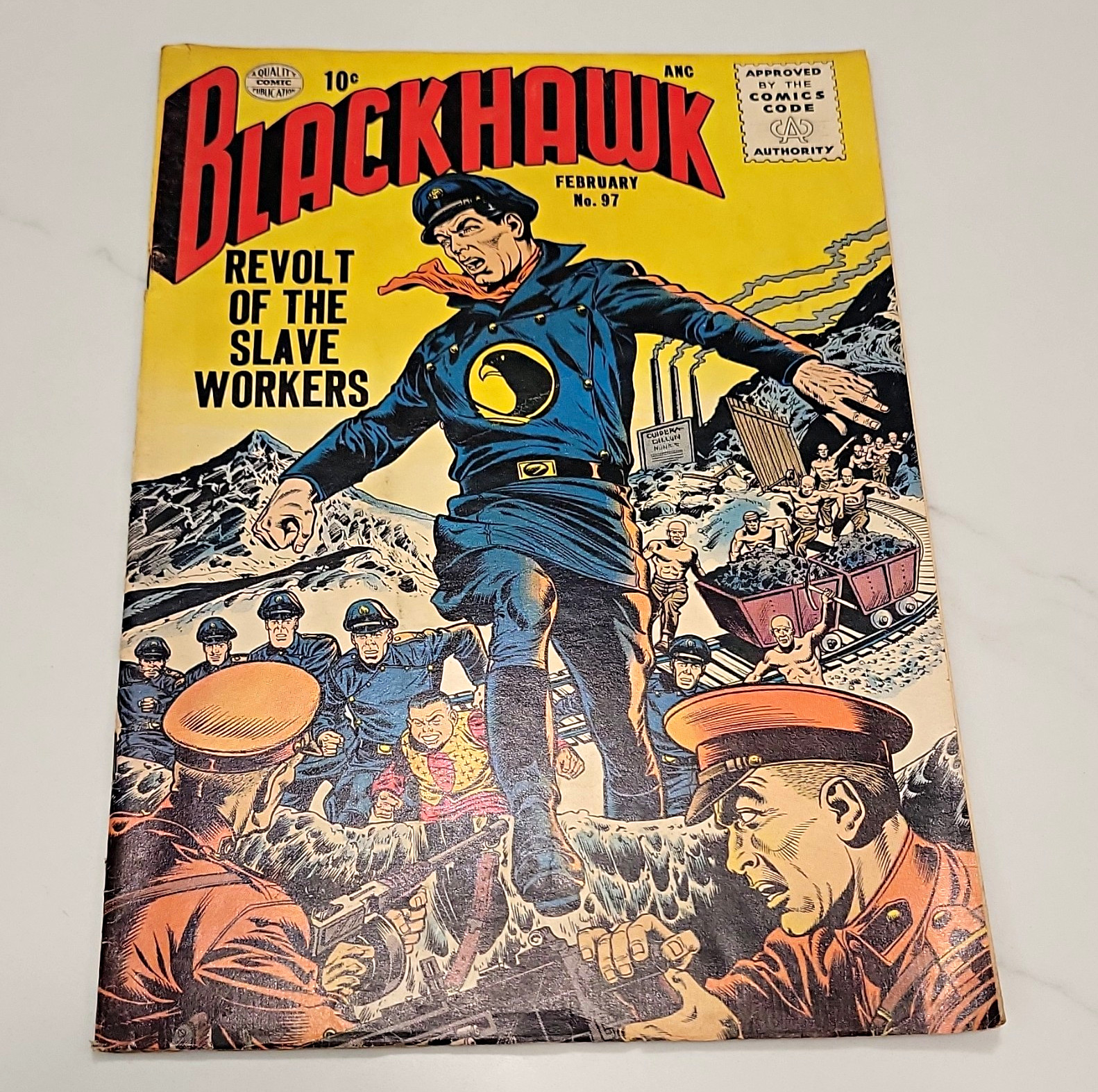 DC Comics Blackhawk #97 - Revolt of the Slave Workers, Will Eisner, Silver Age DC Comics Blackhawk #97 - Revolt of the Slave Workers, Will Eisner, Silver Age
