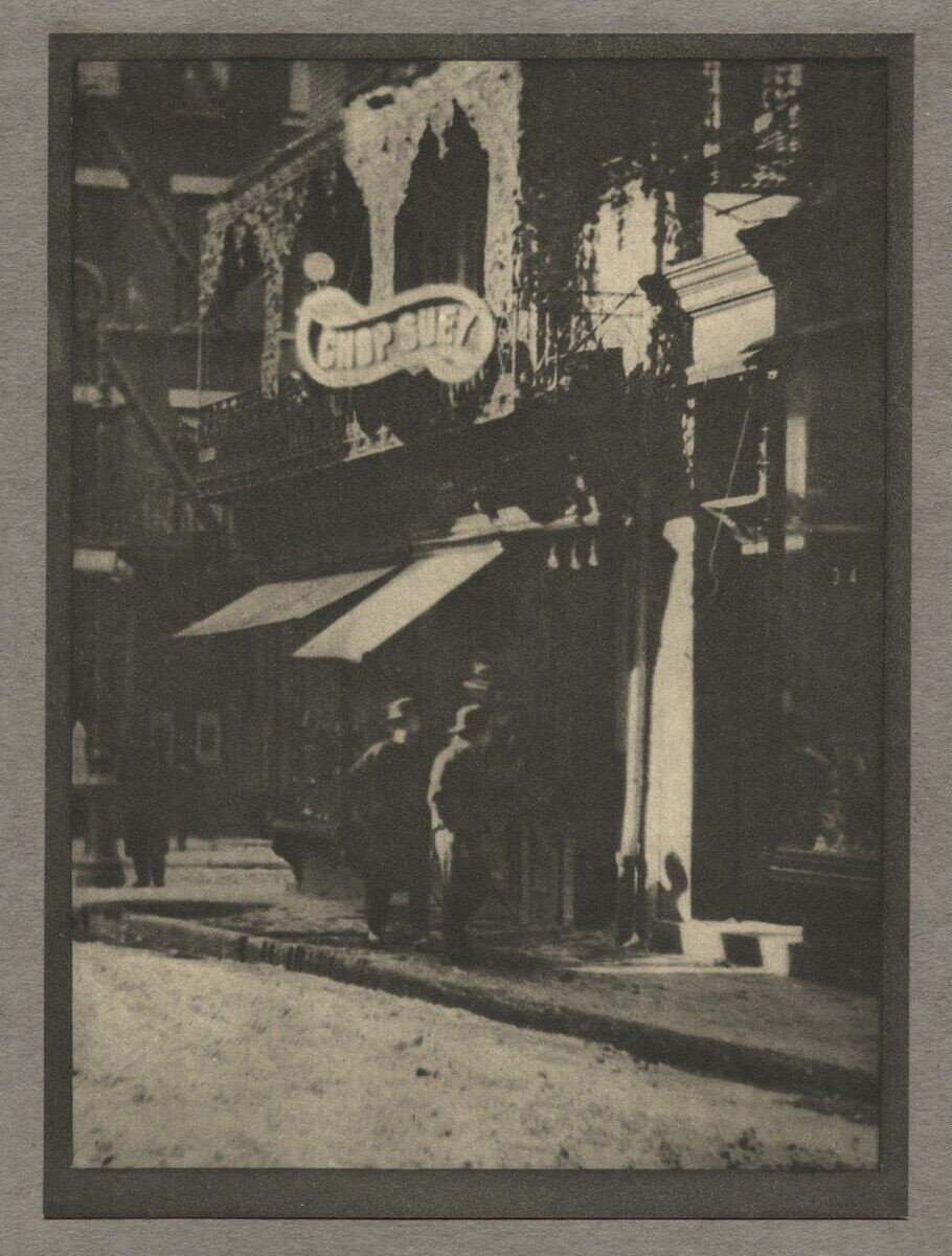c.1909 ALVIN LANGDON COBURN NEW YORK - CHINESE QUARTER