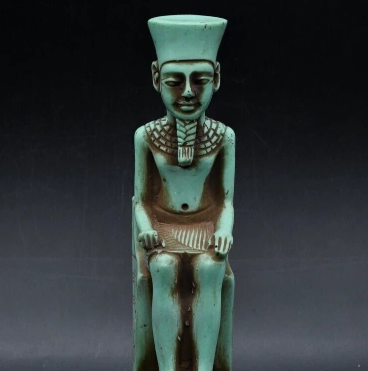Egyptian Artifacts A Rare Authentic Pharaonic Statue Egyptian Phataoh Khufu BC